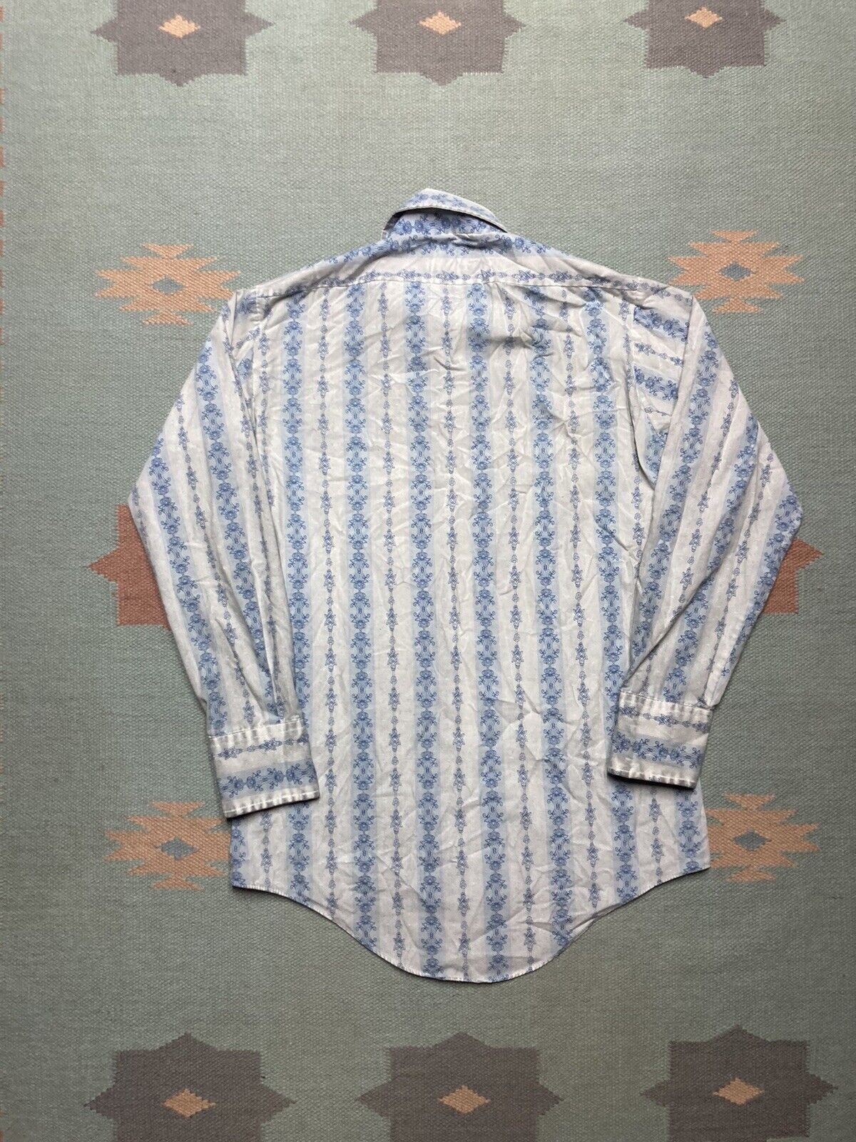 Towncraft × Vintage Vtg 70s button shirt Towncraft JCPenney dagger collar medium Size US M / EU 48-50 / 2 - 6 Thumbnail