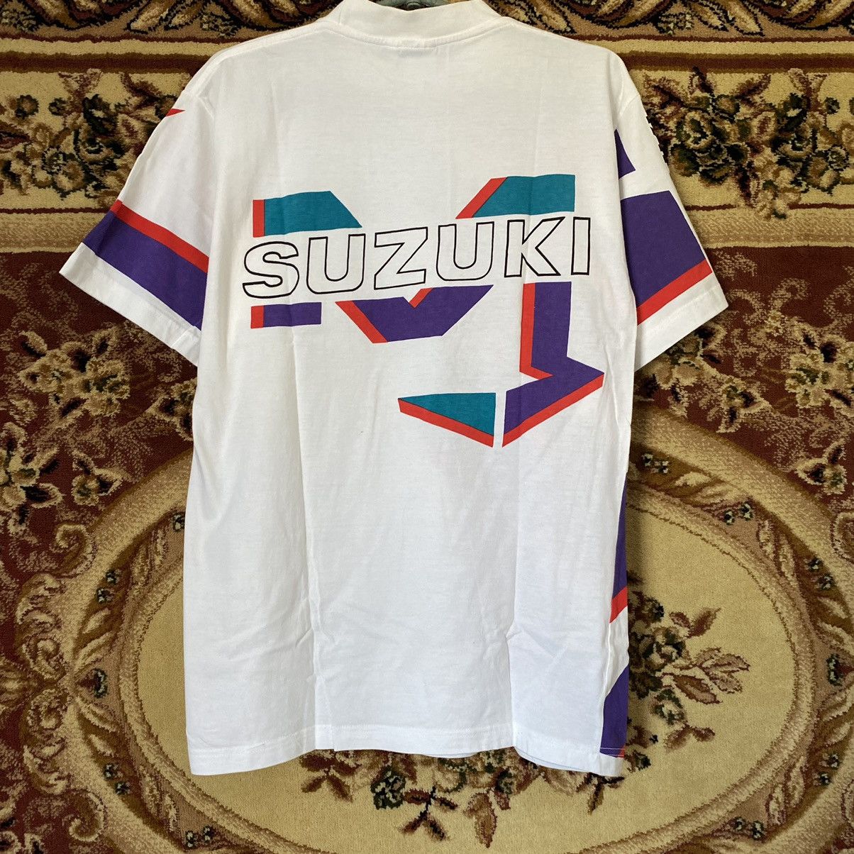Vintage Vintage Suzuki Racing Tee Shirt Size US M / EU 48-50 / 2 - 9 Thumbnail