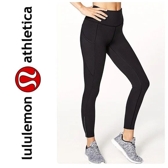 Lululemon Fast & Free HR 7/8 Tight Active Athleisure Athletic Workout Size 26" / US 2 / IT 38 - 3 Thumbnail
