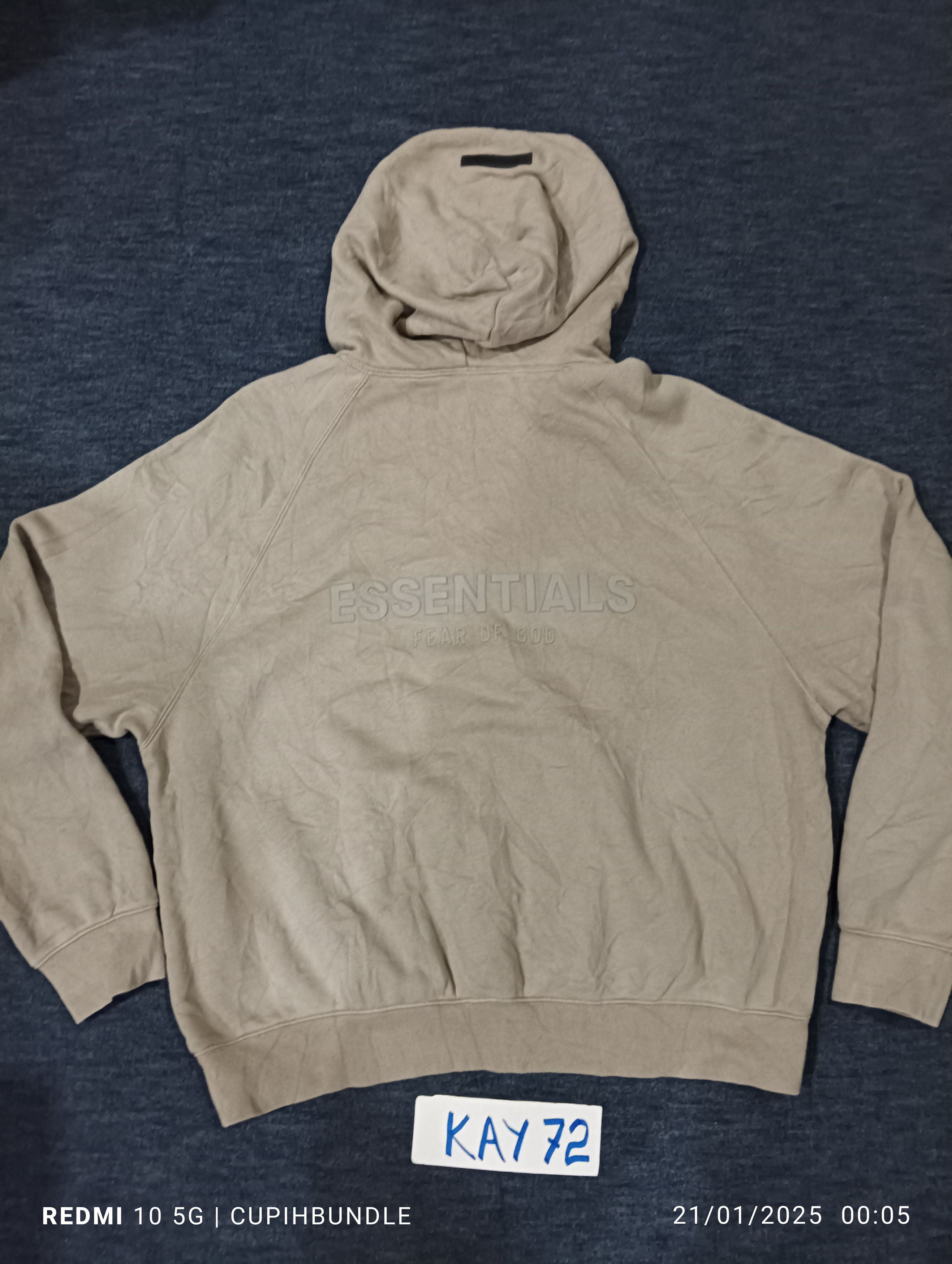Essentials × Fear of God ESSENTIALS FEAR OF GOD HOODIE Size US S / EU 44-46 / 1 - 7 Thumbnail