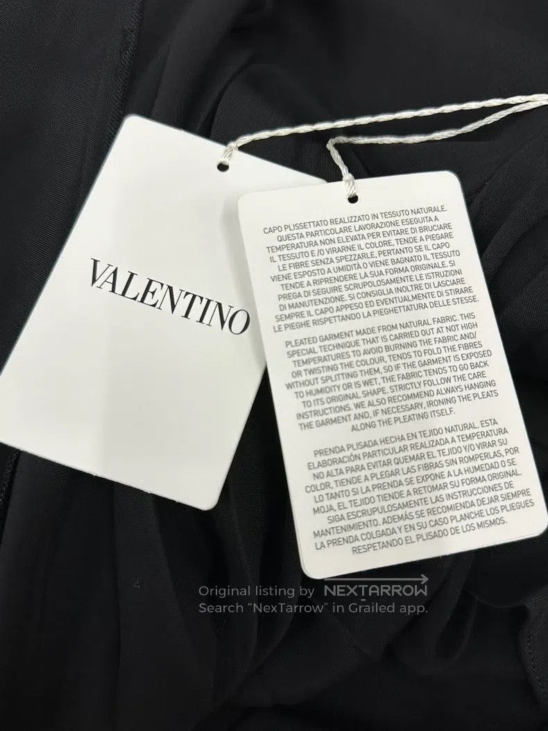 Valentino Valentino Black patchwork pleated dress Size M / US 6-8 / IT 42-44 - 8 Thumbnail