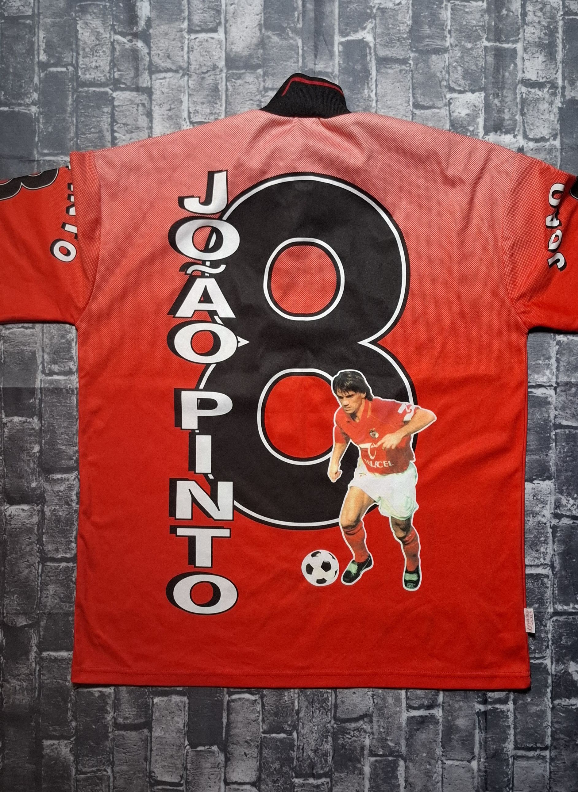 Other Benfica João Pinto #8 retro football shirt men's jersey Size US XXL / EU 58 / 5 - 2 Thumbnail