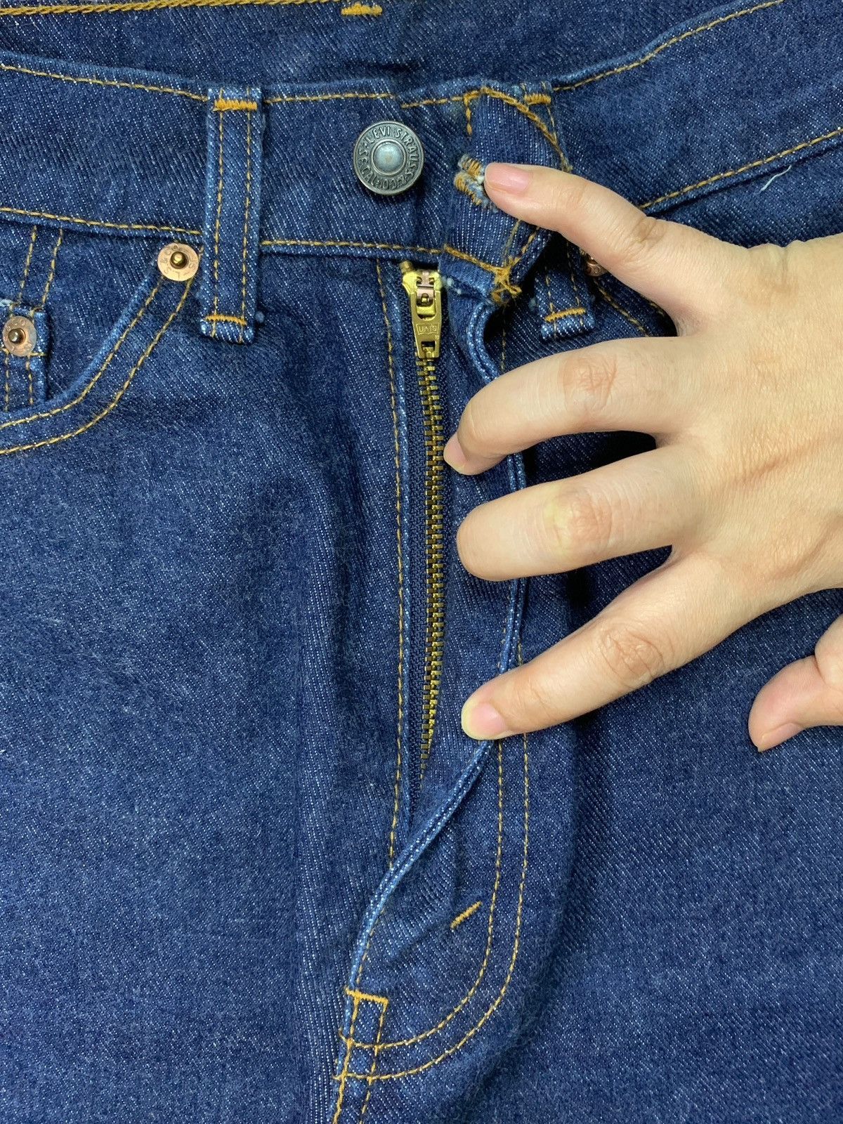 Levi's × Levi's Vintage Clothing Vintage 90s Levis 517 Raw Denim Flare Jeans Size 25" / US 0 / IT 36 - 3 Thumbnail