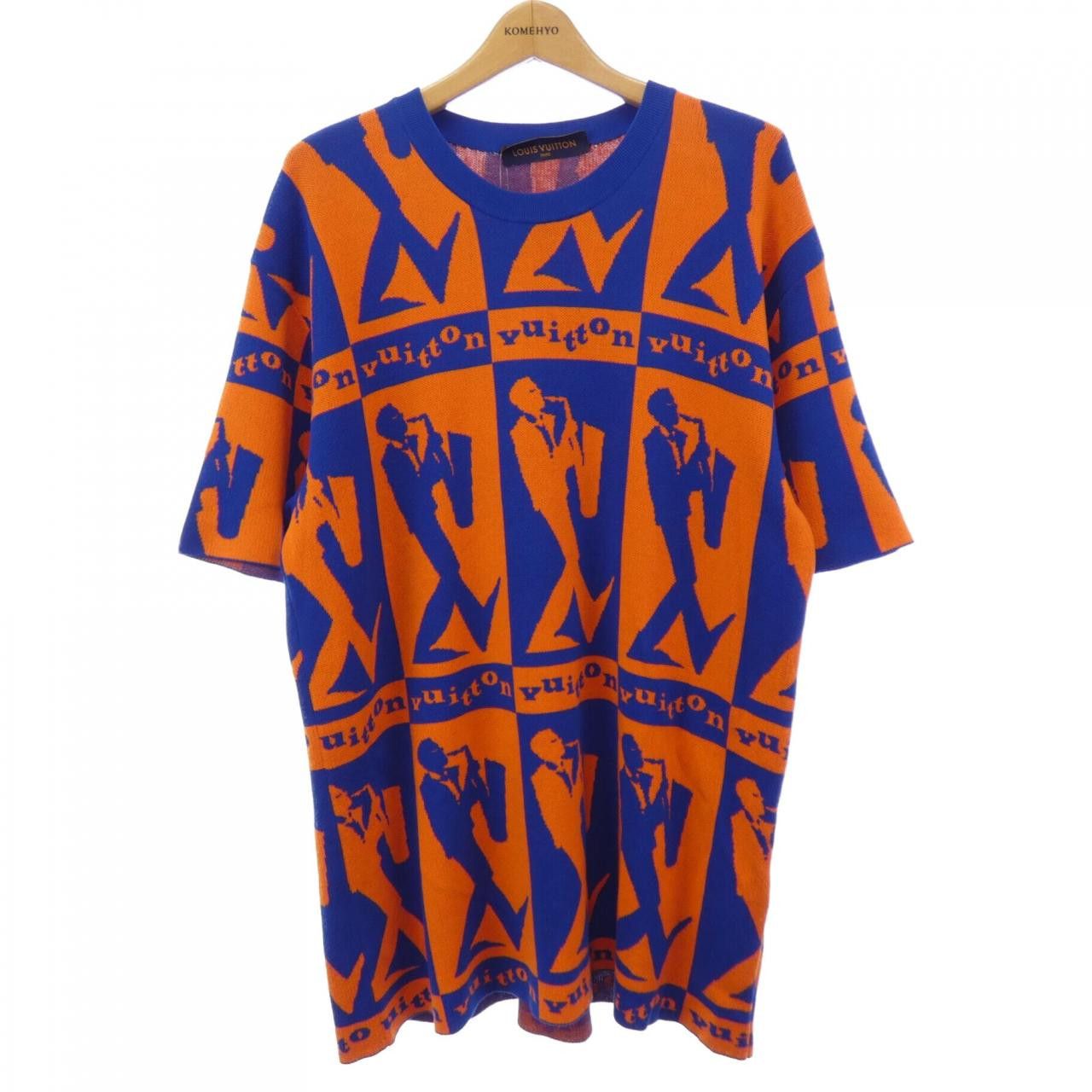 Louis Vuitton Louis Vuitton LV Jazz Flyer Short Sleeve Knitwear Knitwear Textile Tops HON35WOY8 DUTY FREE for USA