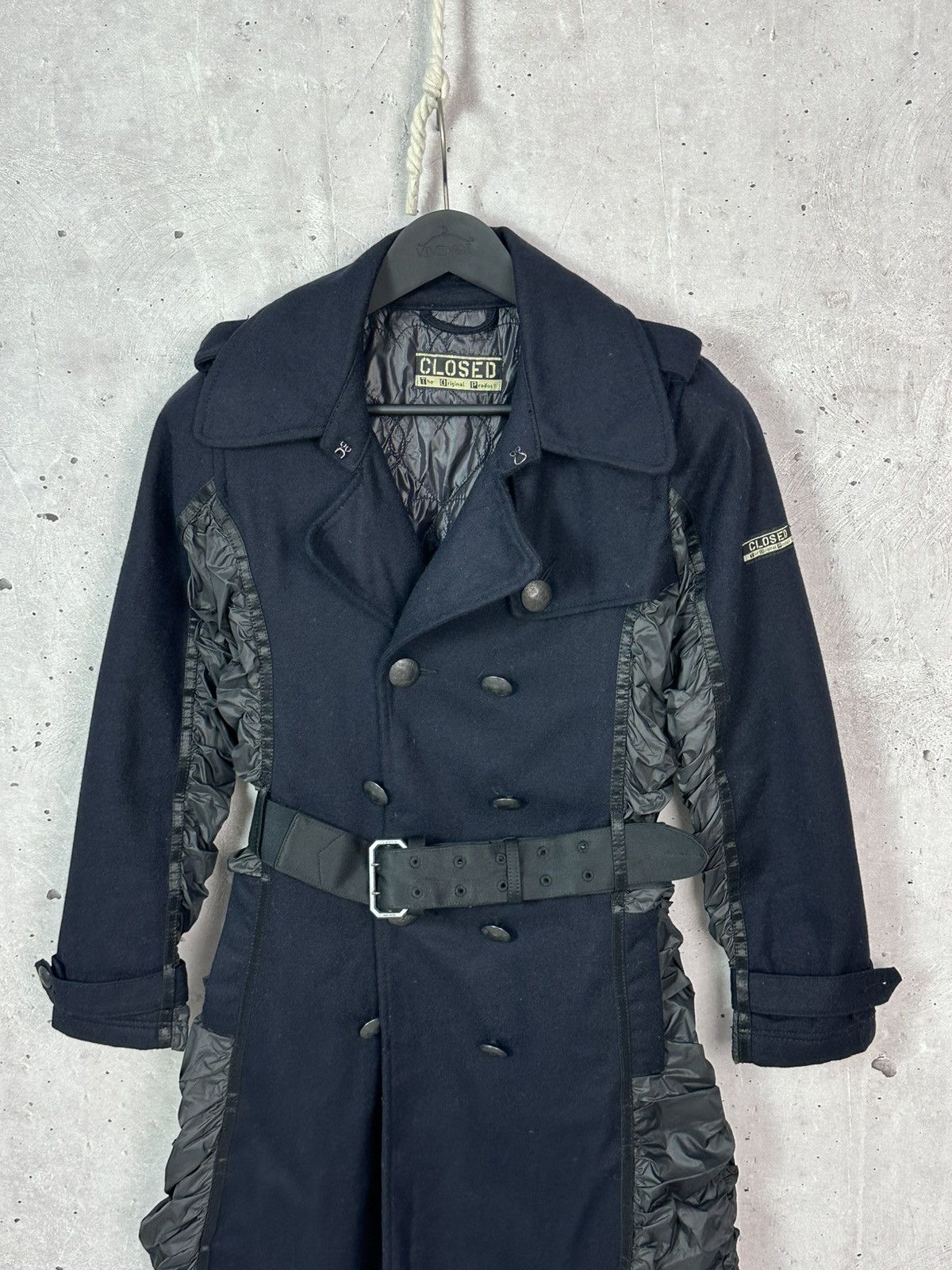 CLOSED × Marithe + Francois Girbaud Marithe Francois Girbaud Closed Avantgarde Style Wool Trench Size M / US 6-8 / IT 42-44 - 2 Thumbnail