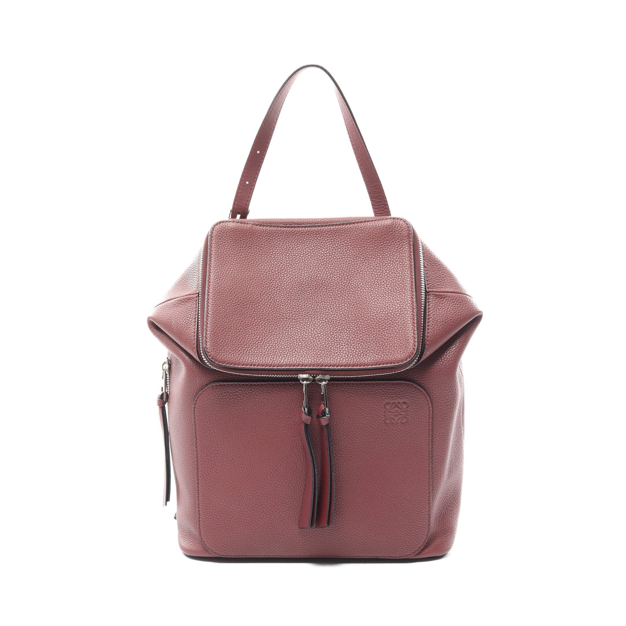image of Loewe Goya Small Backpack Rucksack Leather Dusty Pink, Women's