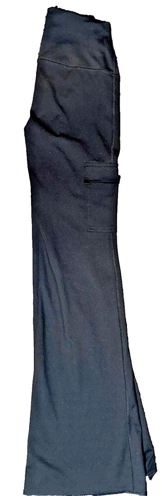 Designer Velocity Black Cargo Leggings Size S Athleisure Utility Size S / US 4 / IT 40 - 5 Thumbnail