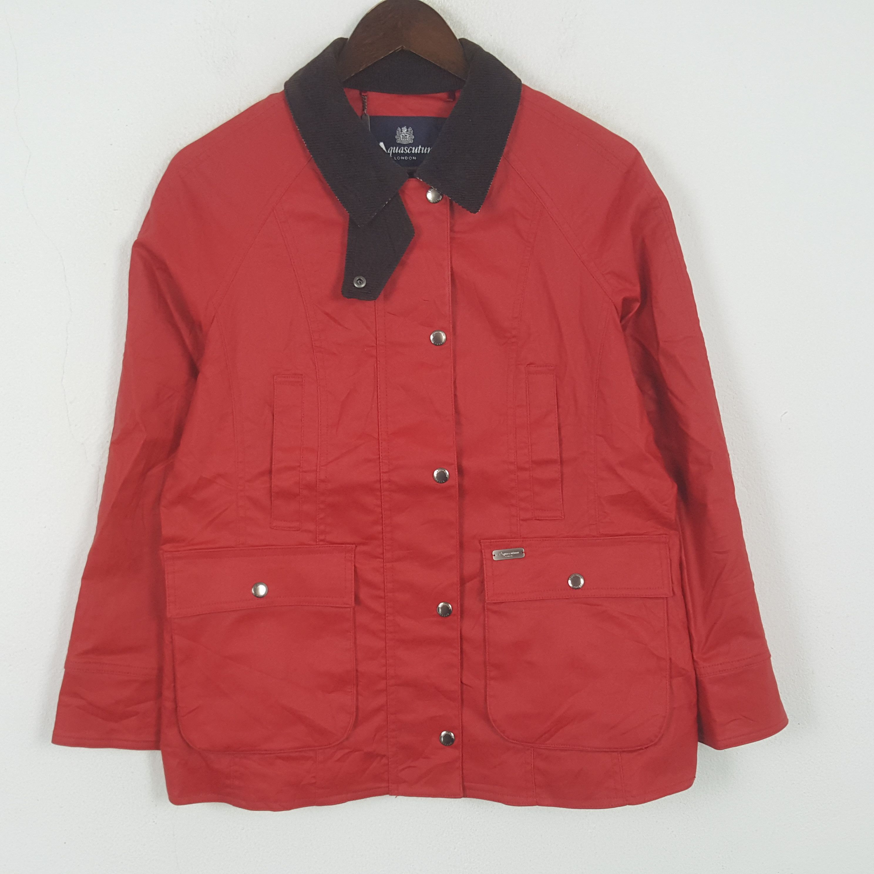 Aquascutum Vintage Aquascutum Zipper Windbreaker Jacket Size S / US 4 / IT 40 - 1 Thumbnail