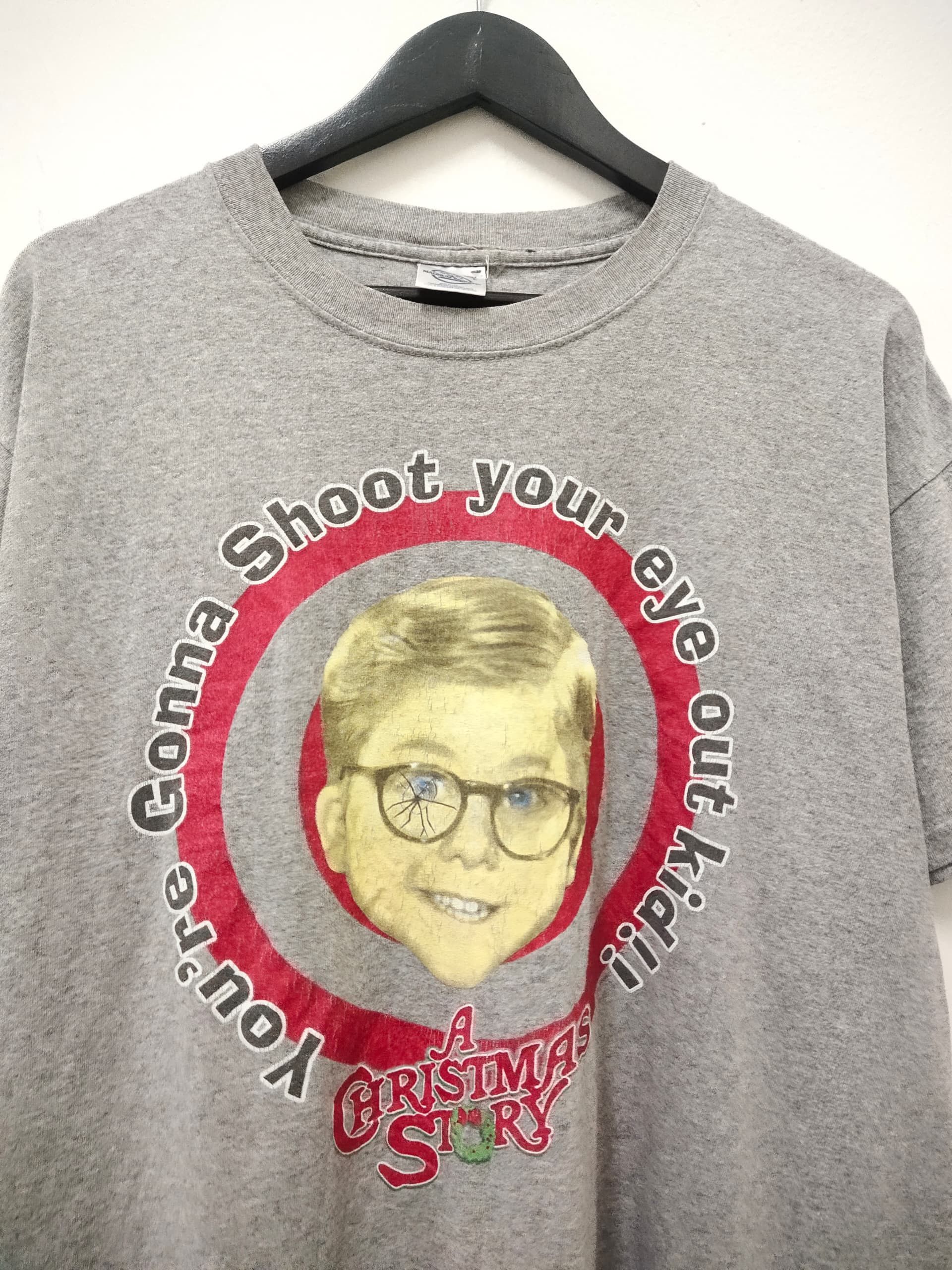 Vintage Vintage 90s A Christmas Story Movie t shirt promo Size US L / EU 52-54 / 3 - 6 Thumbnail