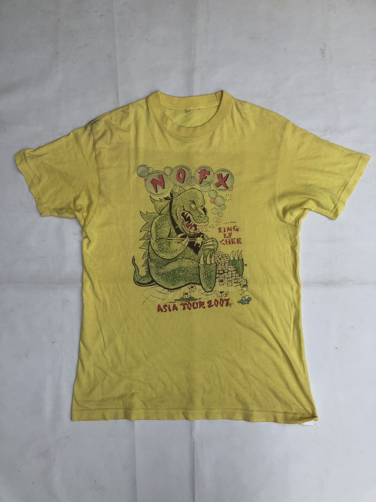 Band Tees × Vintage 00s Nofx Asia Tour Punk Rock Band Tee Shirt Size US L / EU 52-54 / 3 - 1 Thumbnail