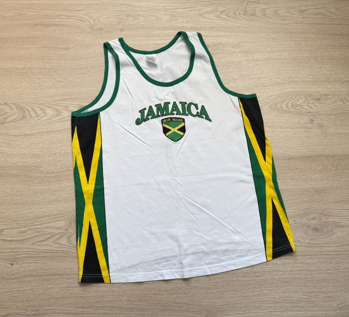 Vintage Vintage 90’s Jamaica y2k Tank Top Size US XL / EU 56 / 4 - 1 Thumbnail