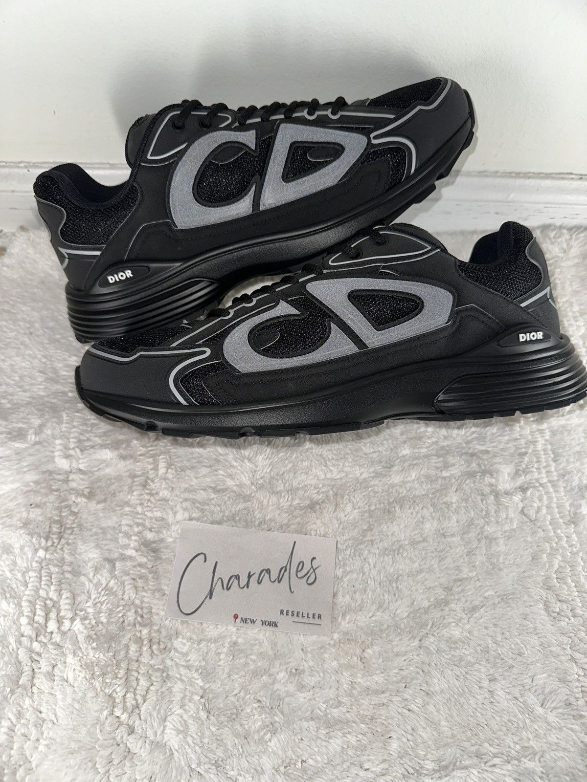 Dior Dior B30 Triple Black Size US 12 / EU 45 - 3 Thumbnail