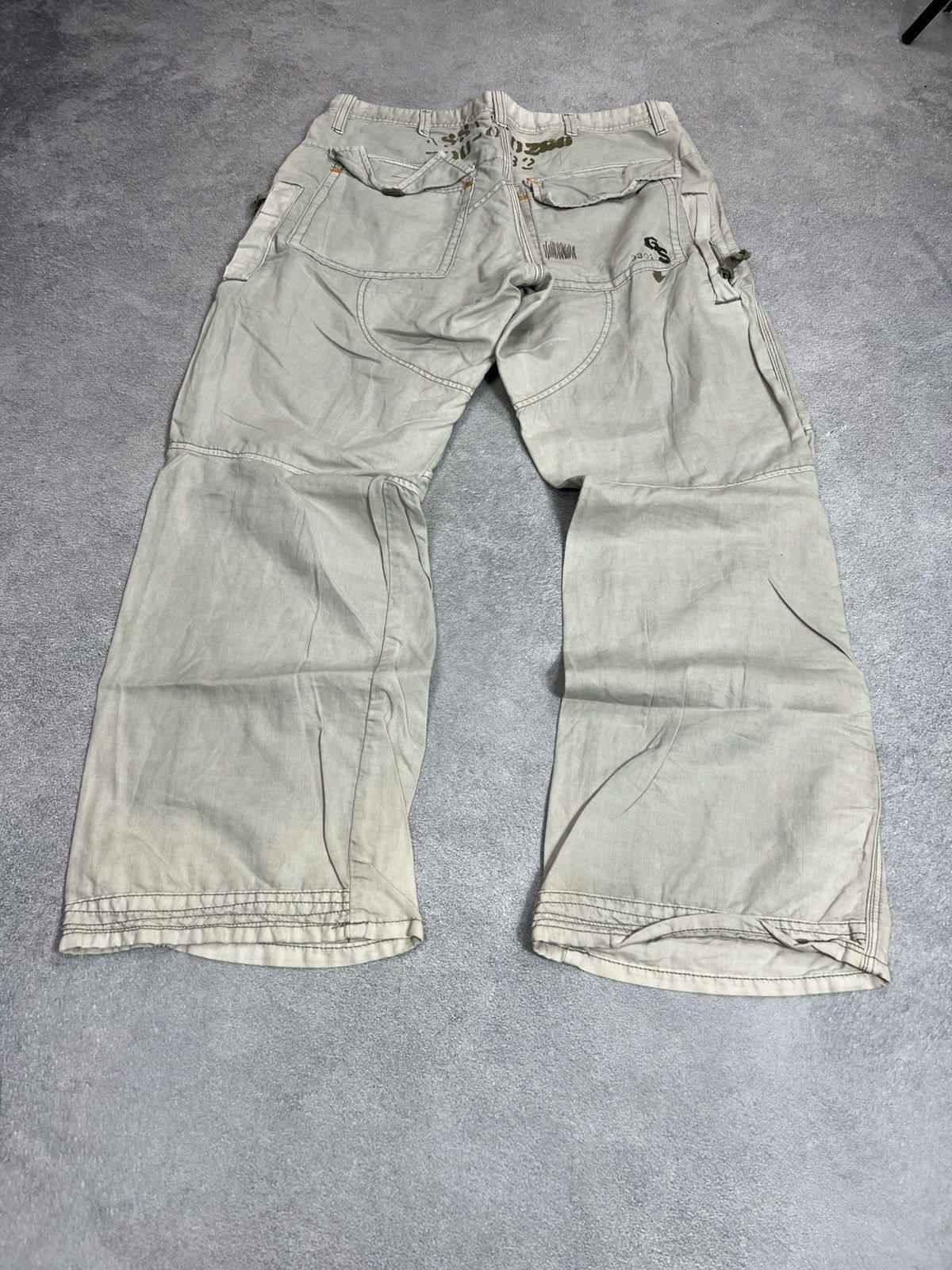 G-Star Vintage Junya Watanabe Travis Scott Style Cargo Jeans 90s Size US 34 / EU 50 - 1 Thumbnail