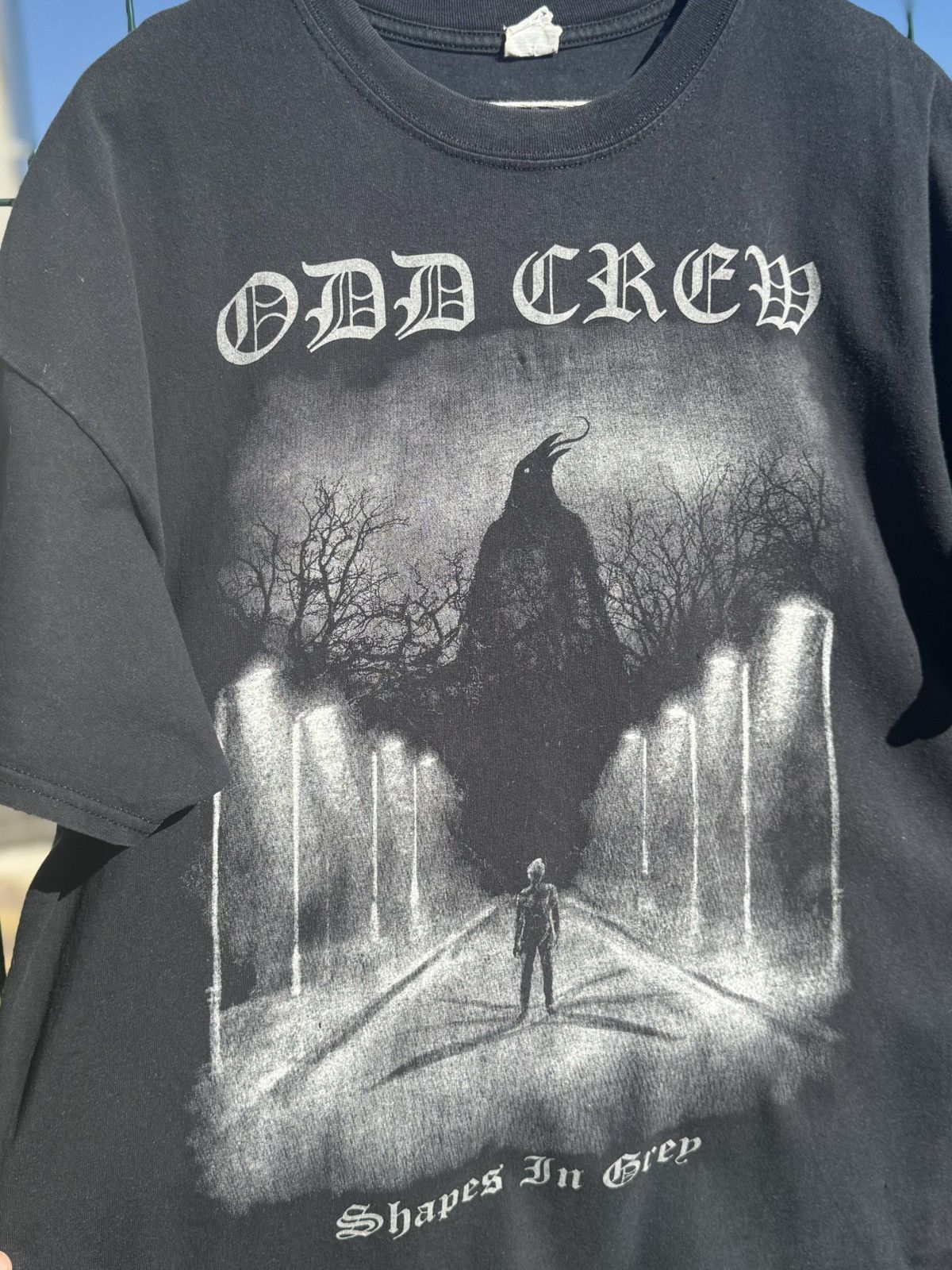 Band Tees Vintage Y2K Odd Crew Shapes to Grey Tee Size US L / EU 52-54 / 3 - 3 Thumbnail