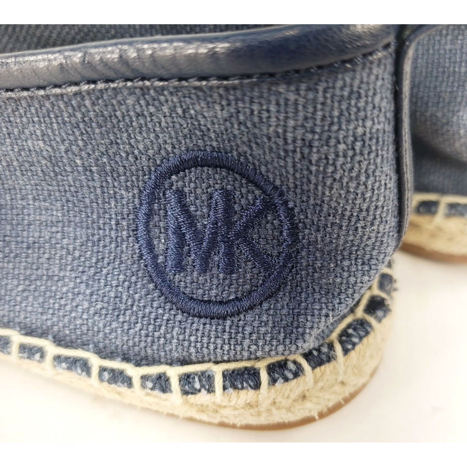 Michael Kors Michael Kors Women's Denim Espadrille Flats 6.5 Blue Denim Studded Flat Womens Size US 7 / IT 37 - 6 Thumbnail