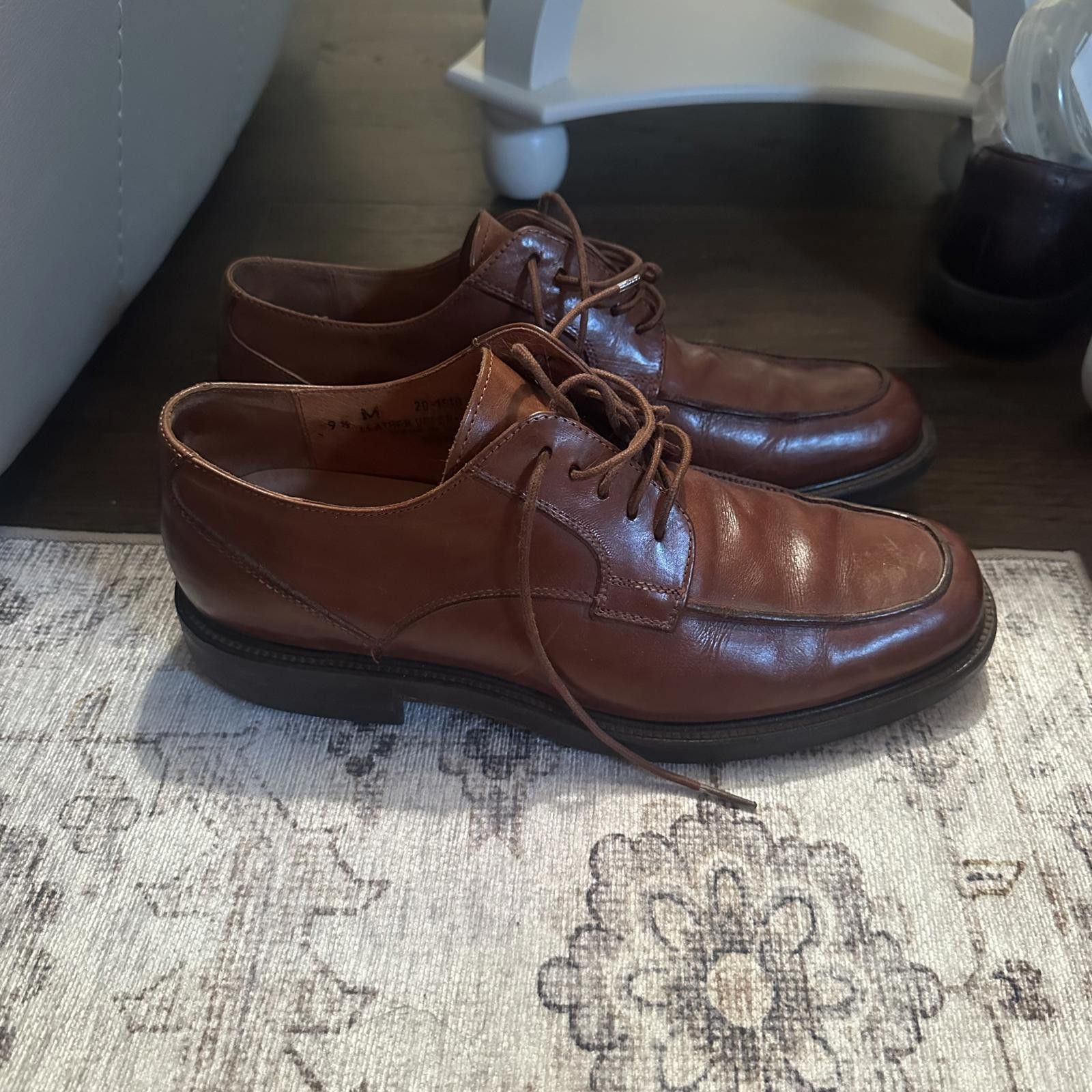 Johnston & Murphy Johnston & Murphy Brown Leather Dress Shoes Size US 9.5 / EU 42-43 - 1 Thumbnail