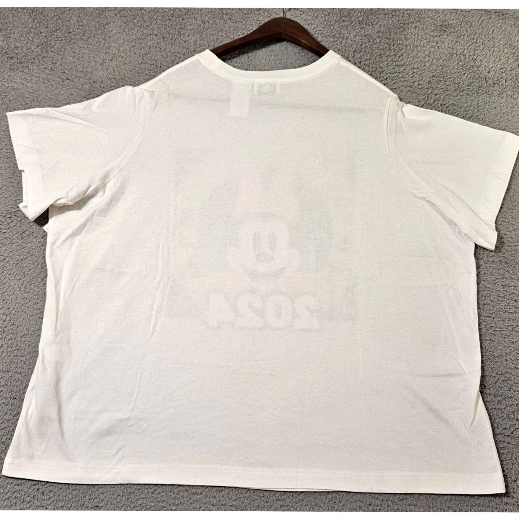 Disney Disney Walt Disney World Minnie Mouse Shirt Womens 1X White 2024 NWT Short Sleeve T Size XL / US 12-14 / IT 48-50 - 2 Thumbnail