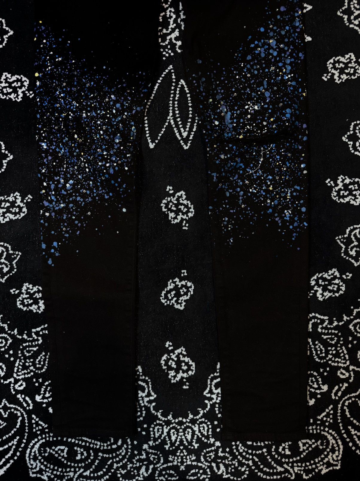 Amiri AMIRI CRYSTAL PAINT SPLATTERED JEANS Size US 34 / EU 50 - 7 Thumbnail