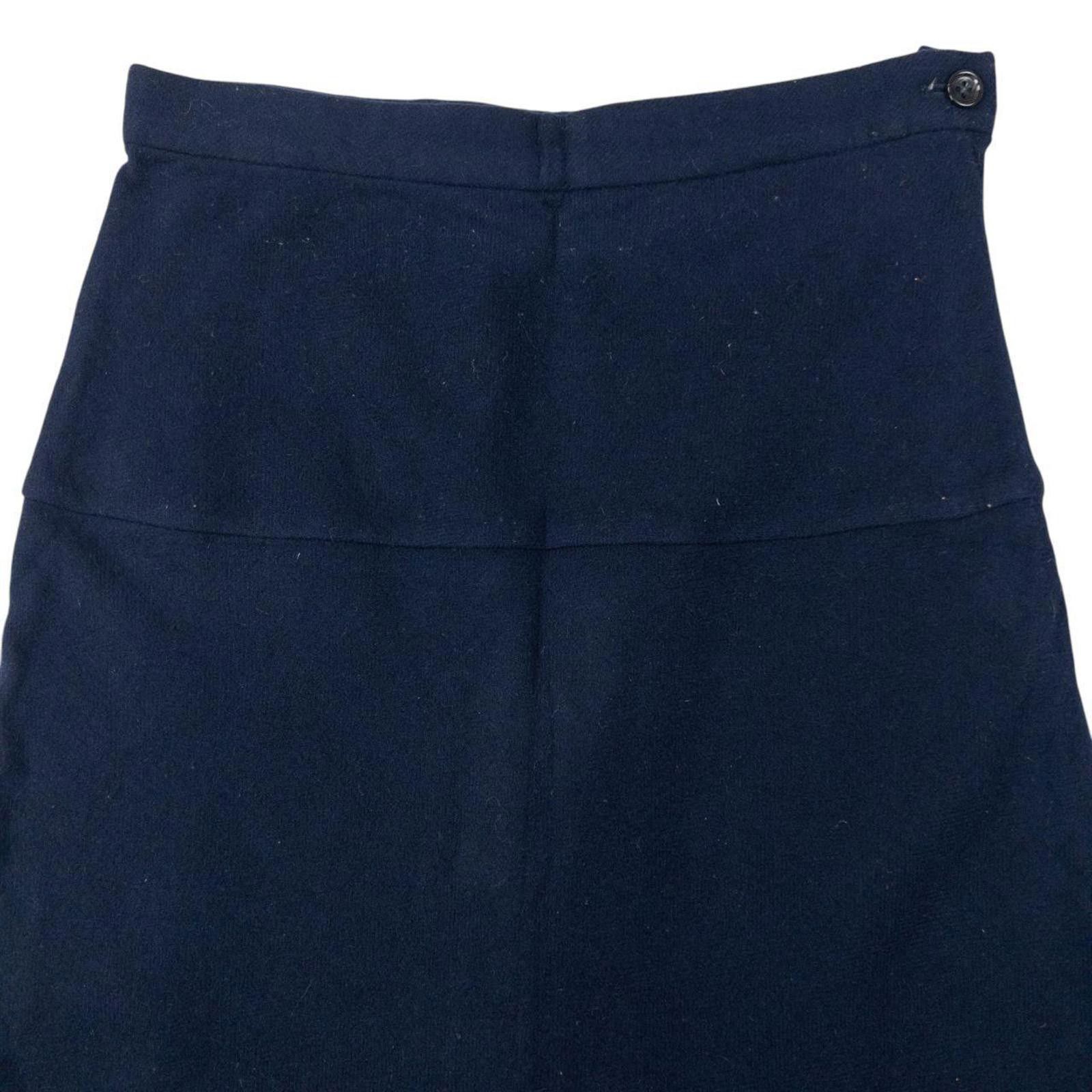 Comme des Garcons Vintage 2002 Comme Des Garçons Tricot Wool Flared Skirt W25 Size 32" / US 10 / IT 46 - 4 Thumbnail