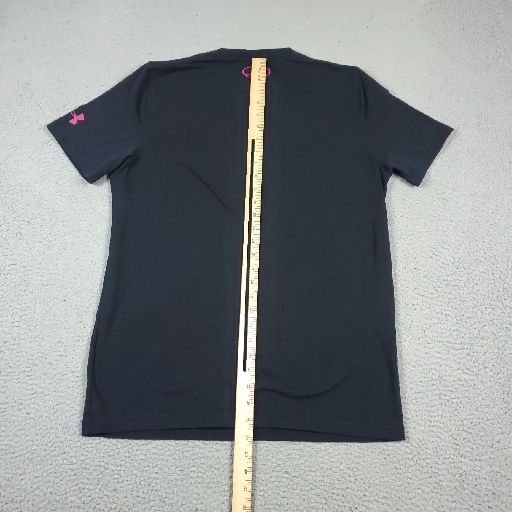 Under Armour Under Armour HeatGear T-Shirt Black Adult Small Crew Neck Short Sleeve Logo Graphic Size US S / EU 44-46 / 1 - 4 Thumbnail