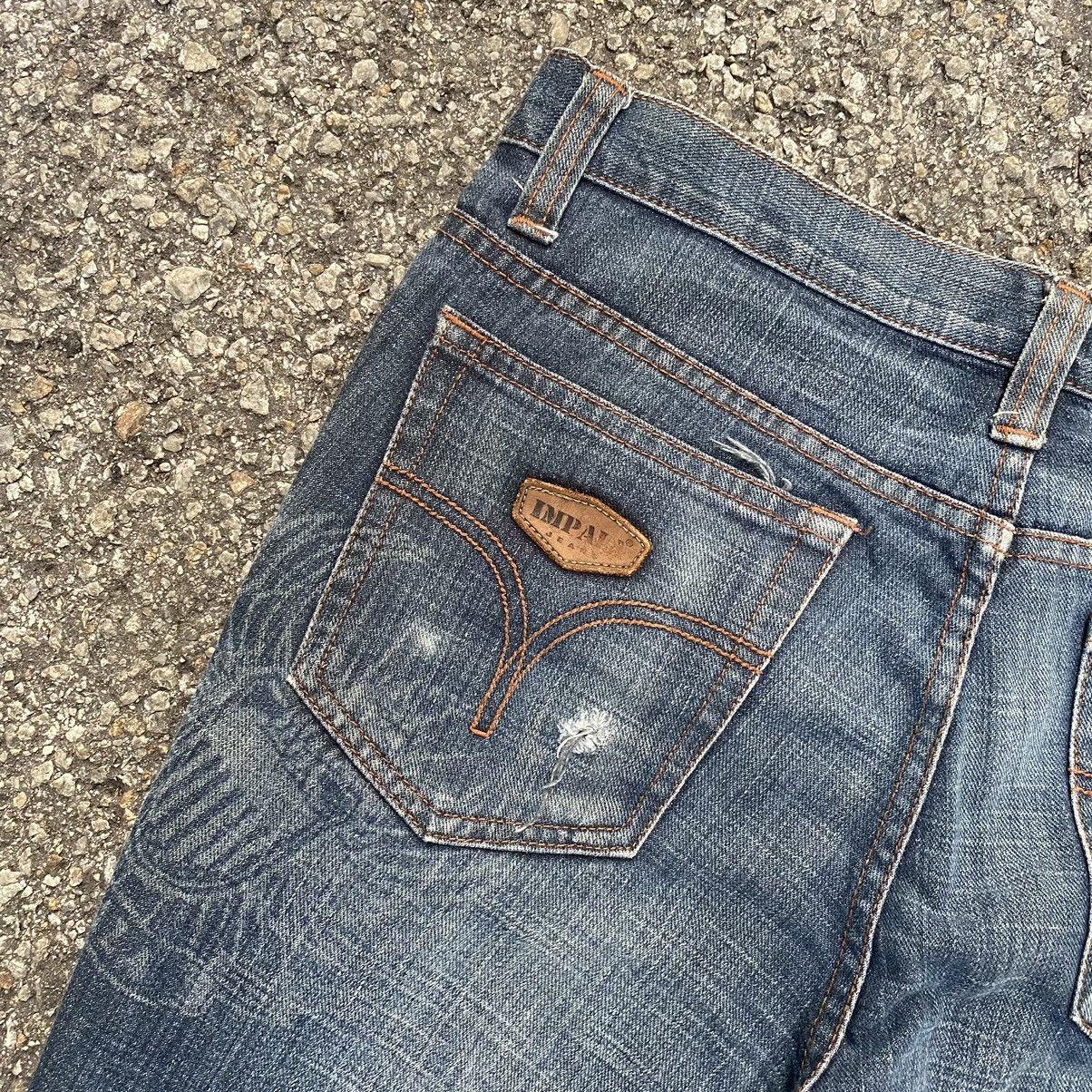 Hysteric Glamour Flare Jeans by Impala Japanese Brand Clawmark Boot Cut Denim Size US 32 / EU 48 - 9 Thumbnail