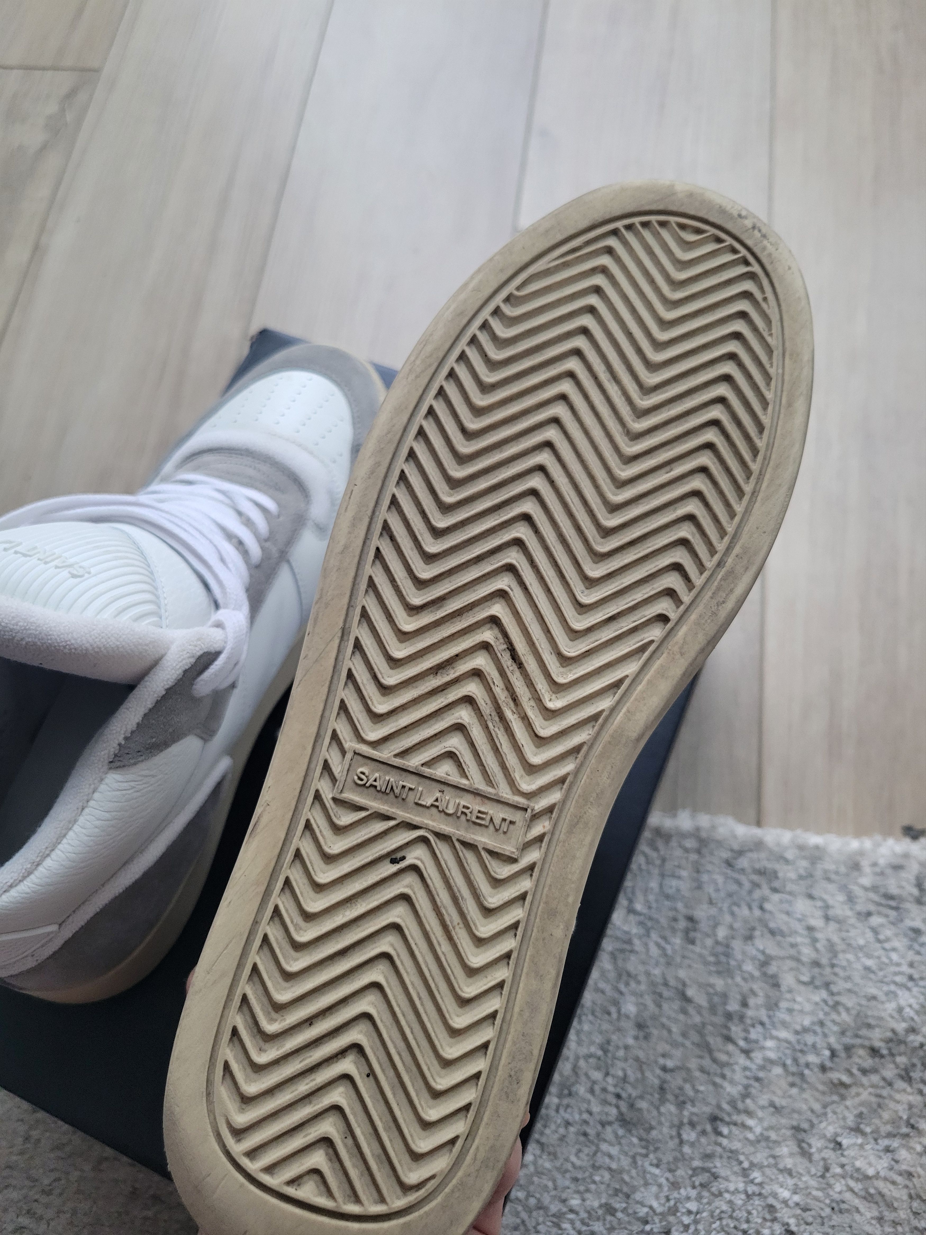 Saint Laurent Paris High top 80 Size US 10 / EU 43 - 3 Thumbnail