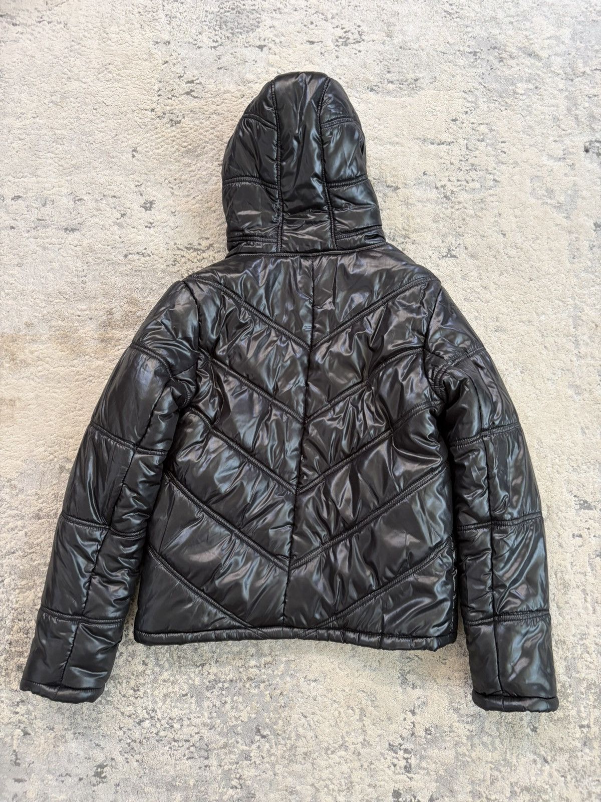 JACKROSE Jack Rose - Fur Hood Black Puffer Jacket Size US M / EU 48-50 / 2 - 5 Thumbnail