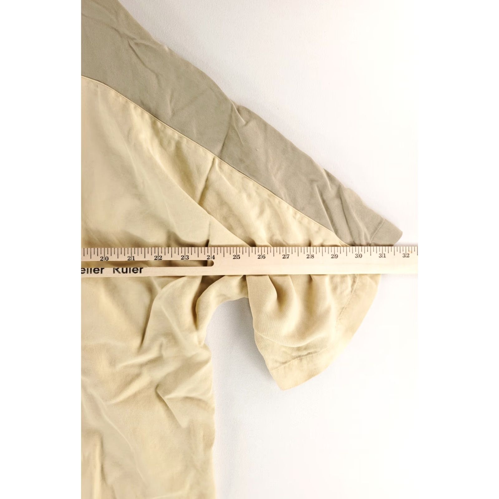 Nat Nast Nat Nast 100% Silk Bowling Shirt Button Up Tan Loop Collar Pocket Mens XL Multicolor Short Sleeve Size US XL / EU 56 / 4 - 5 Thumbnail