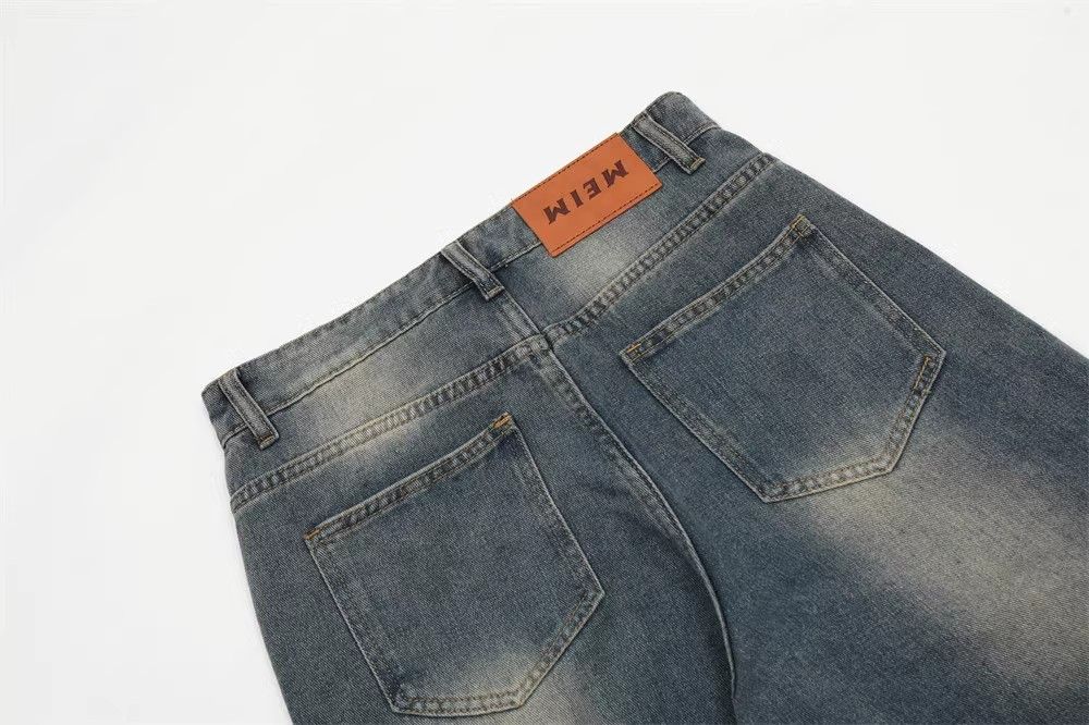 Japanese Brand × Jean Men's high street loose washed multi-pocket cargo jeans Size US 32 / EU 48 - 5 Thumbnail