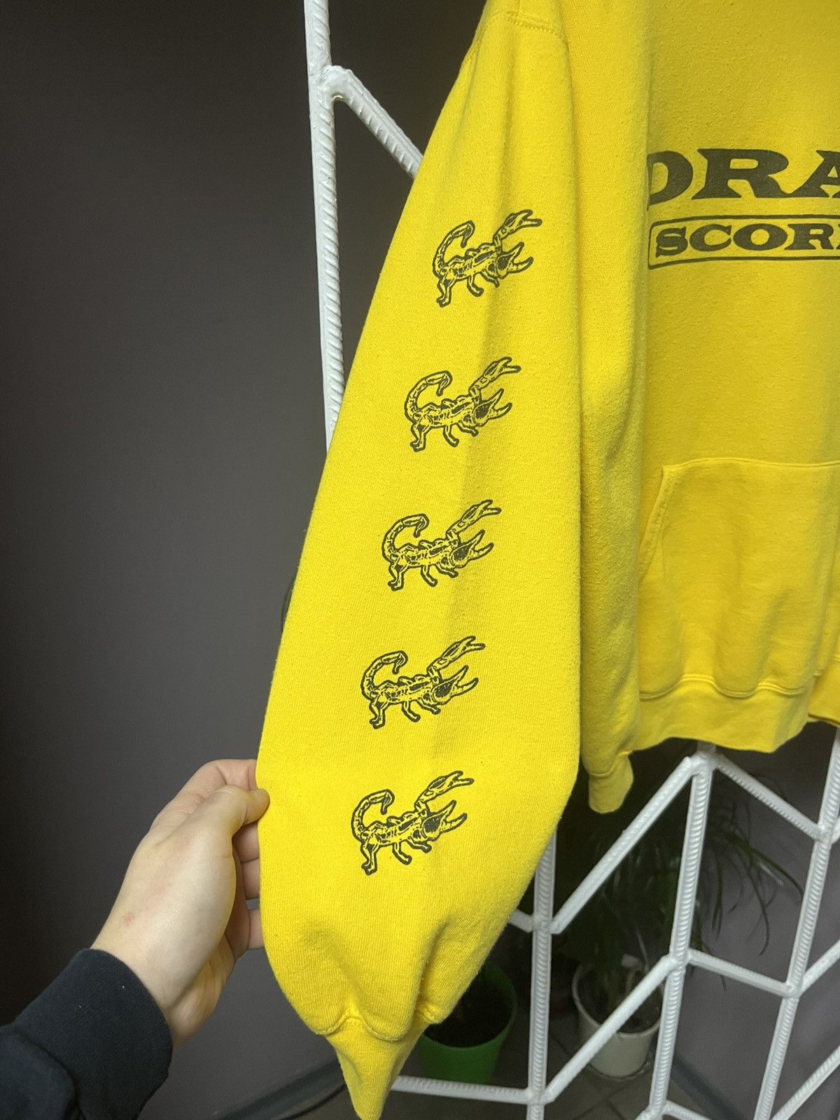 October's Very Own Drake Scorpions Yellow 2019 Tour Hoodie Size US M / EU 48-50 / 2 - 3 Thumbnail