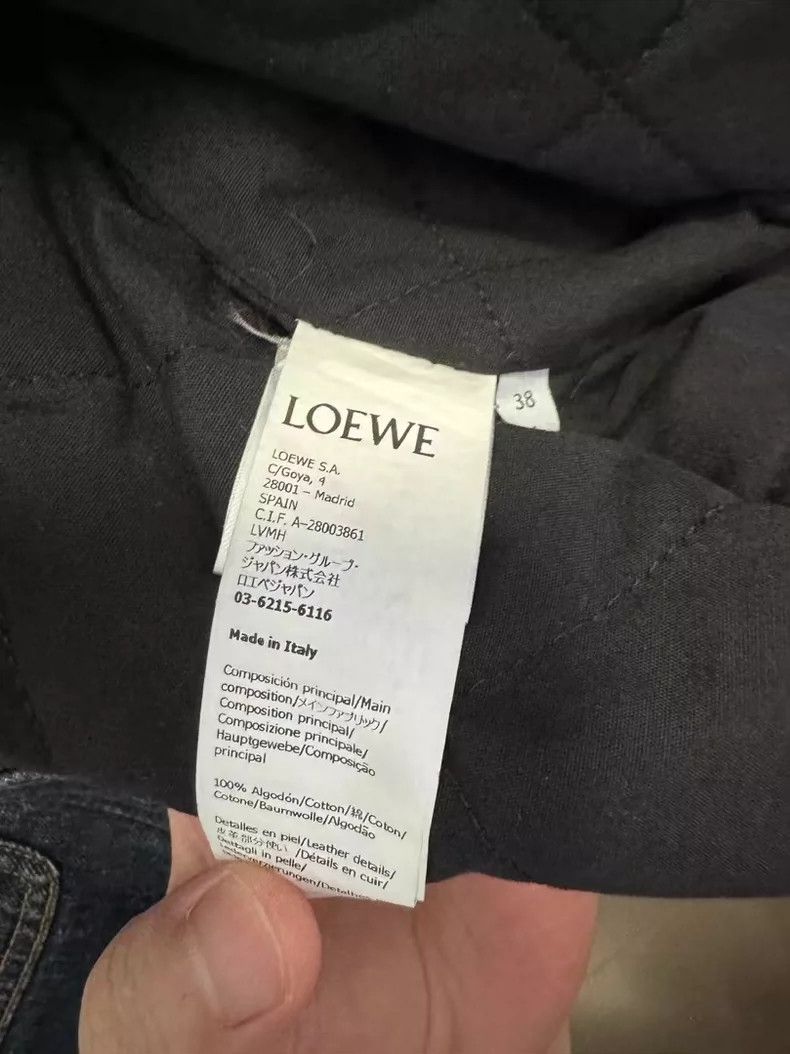 Loewe loewe Cropped denim shirt 2505-Nextarrow Size XS / US 0-2 / IT 36-38 - 4 Thumbnail