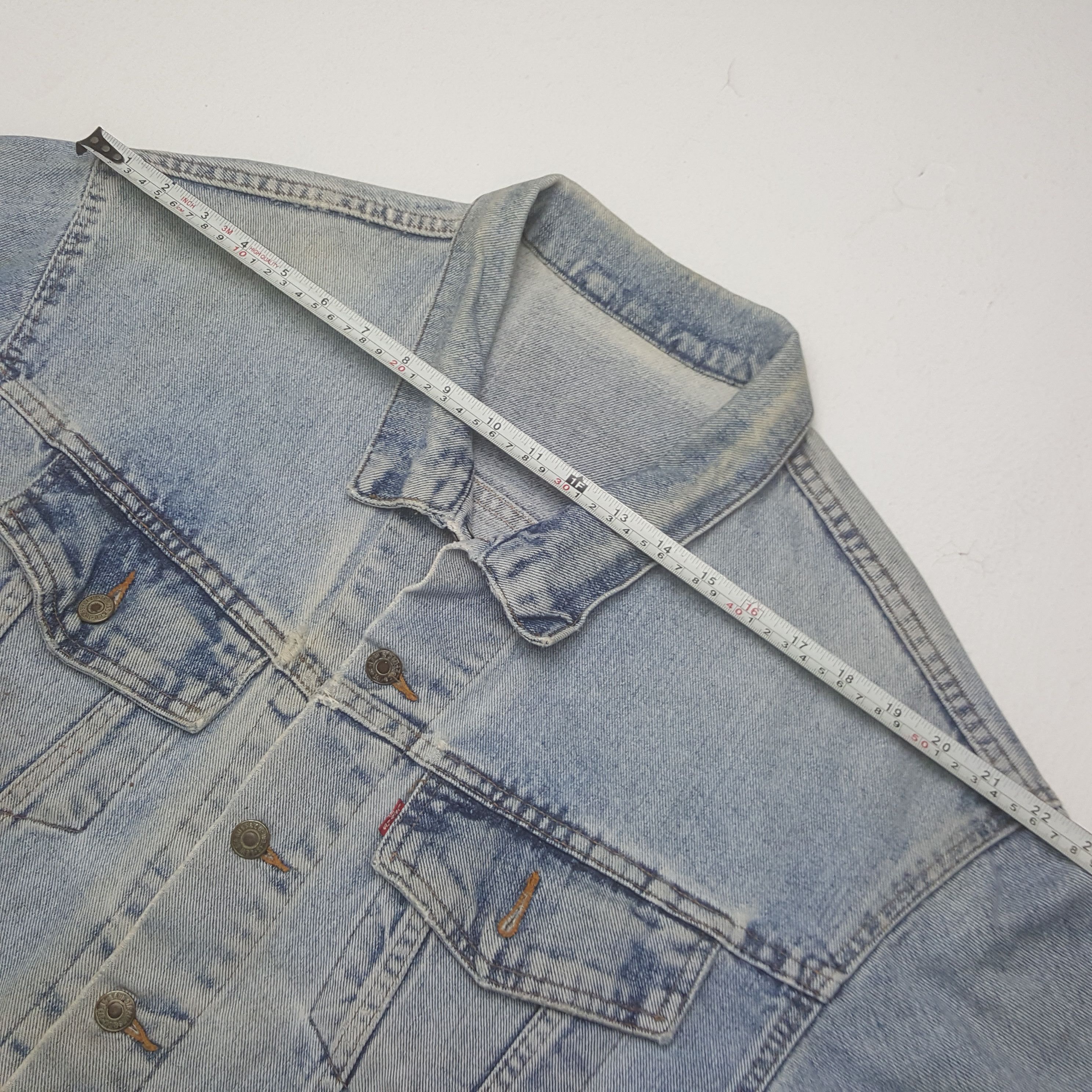 Levi's × Number (N)ine × Vintage Vintage Levi's X Number (N)ine Japan Custom Art Denim Jacket Size US L / EU 52-54 / 3 - 6 Thumbnail