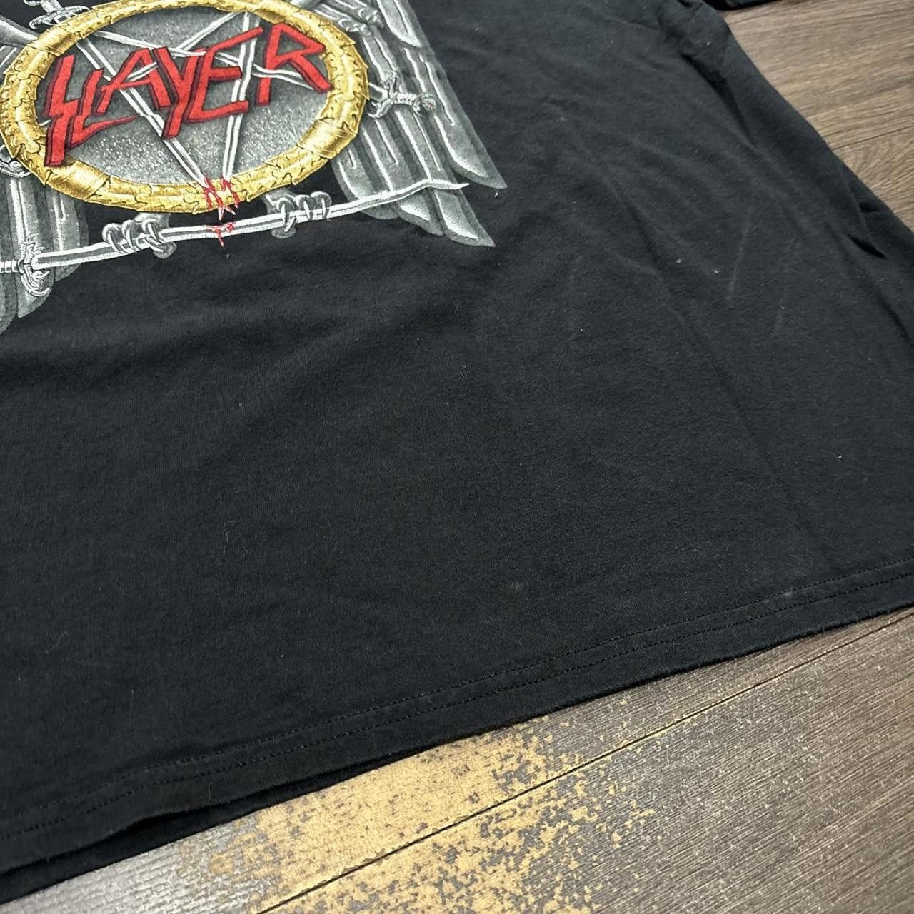 Hanes Vintage slayer t shirt 2005 XXL Size US XXL / EU 58 / 5 - 3 Thumbnail