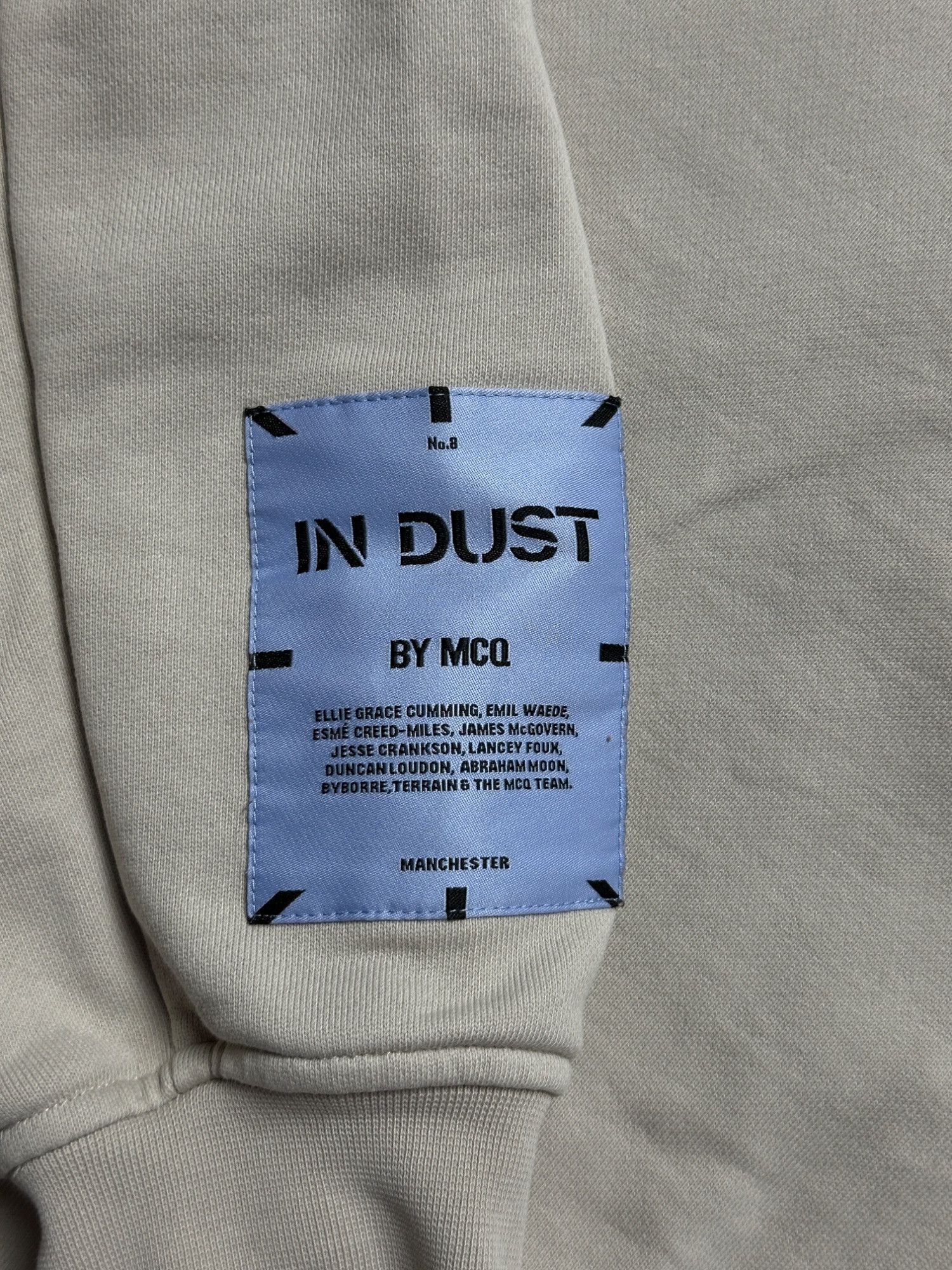 Alexander McQueen McQ Alexander McQueen Beige Off-White Patchwork Sweatshirt Size US S / EU 44-46 / 1 - 3 Thumbnail