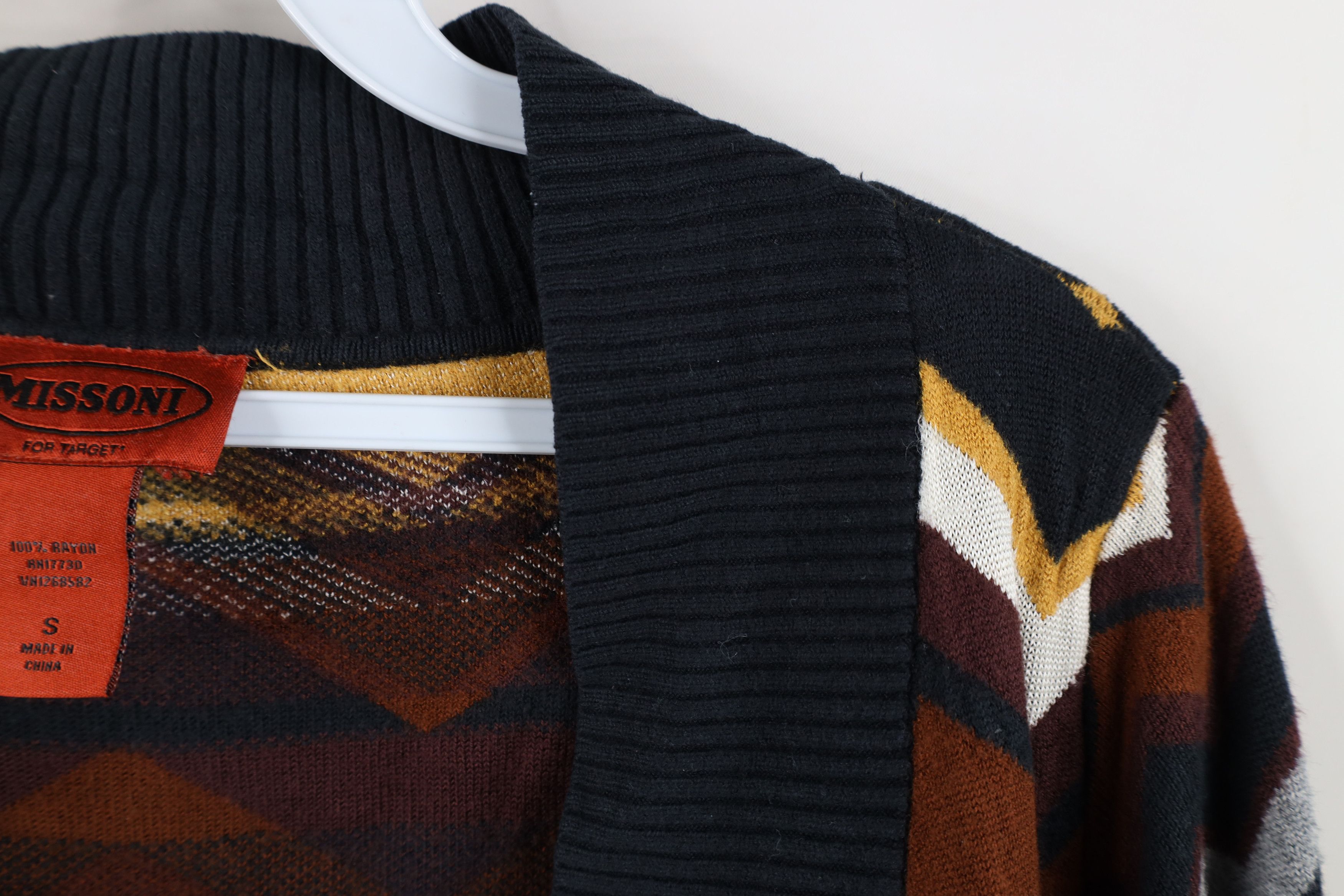 Missoni Missoni For Target Zig Zag Knit Open Front Cardigan Sweater Size S / US 4 / IT 40 - 10 Thumbnail