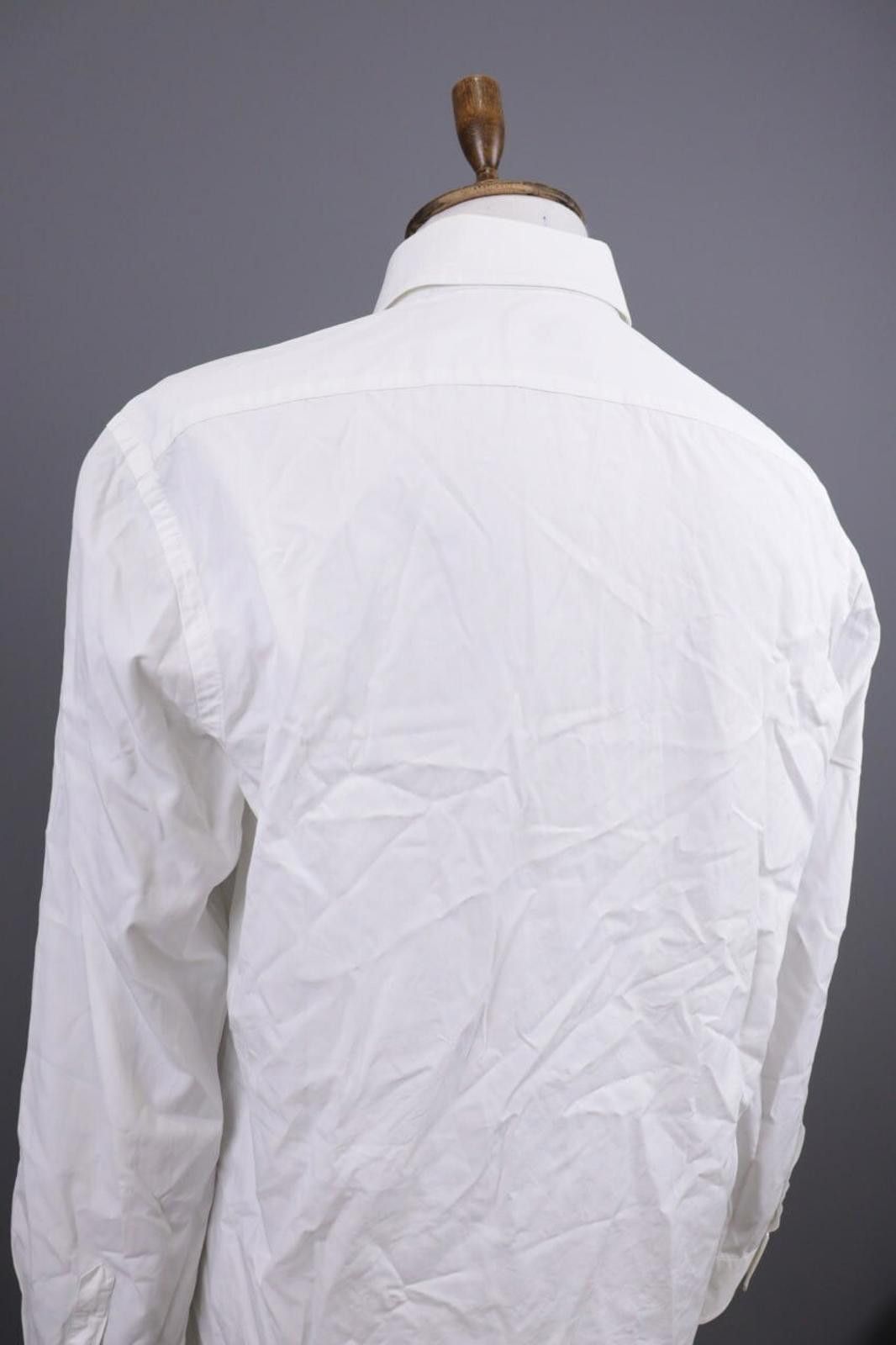 Designer Boggi Milano 2/120' Doppio Ritorto Shirt Size 44 Size US M / EU 48-50 / 2 - 12 Thumbnail