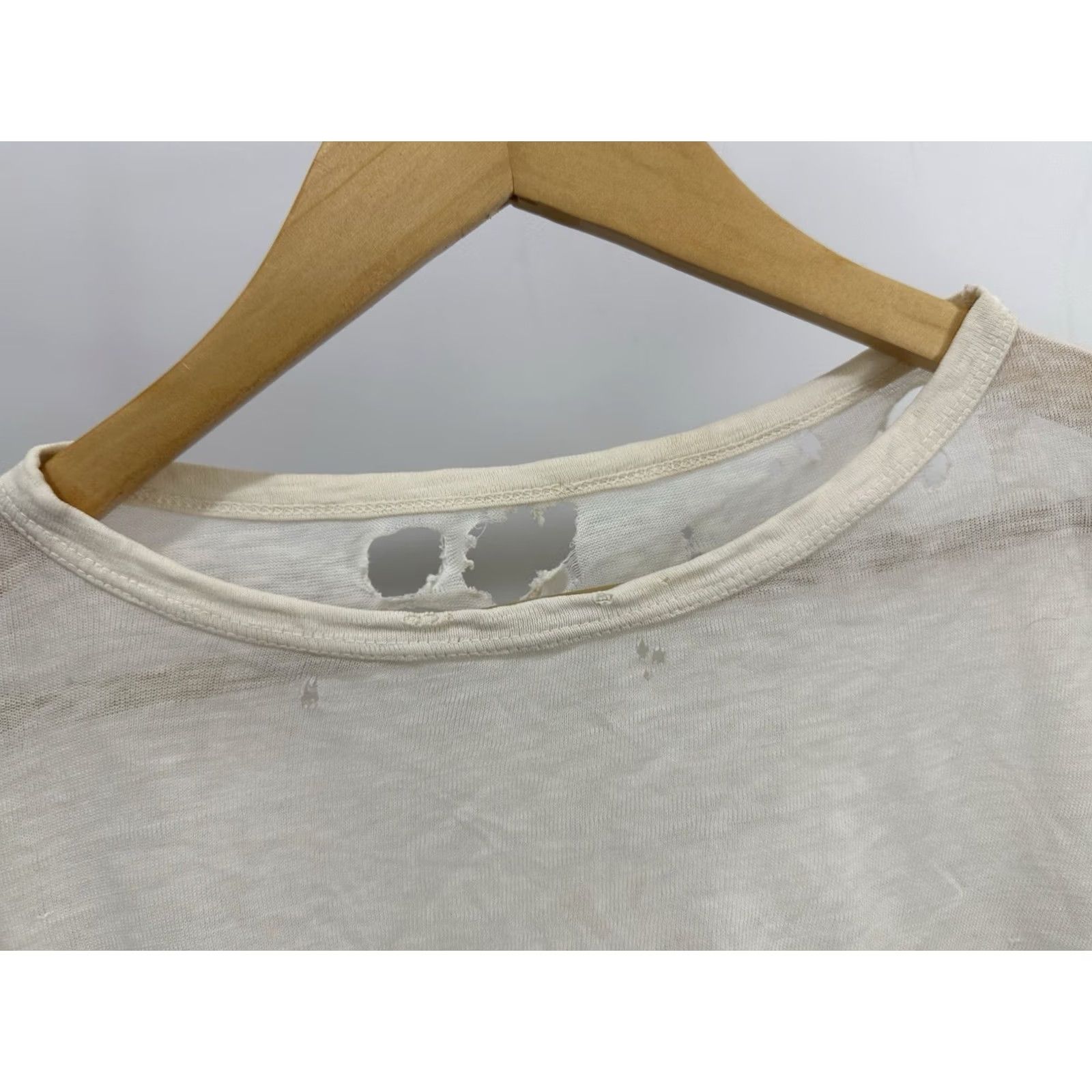 Thrasher VTG 50s Zombie Thrashed Distressed Worn Boxy Cropped Soft Thin T-Shirt M Shirt Mens White Size US M / EU 48-50 / 2 - 6 Thumbnail