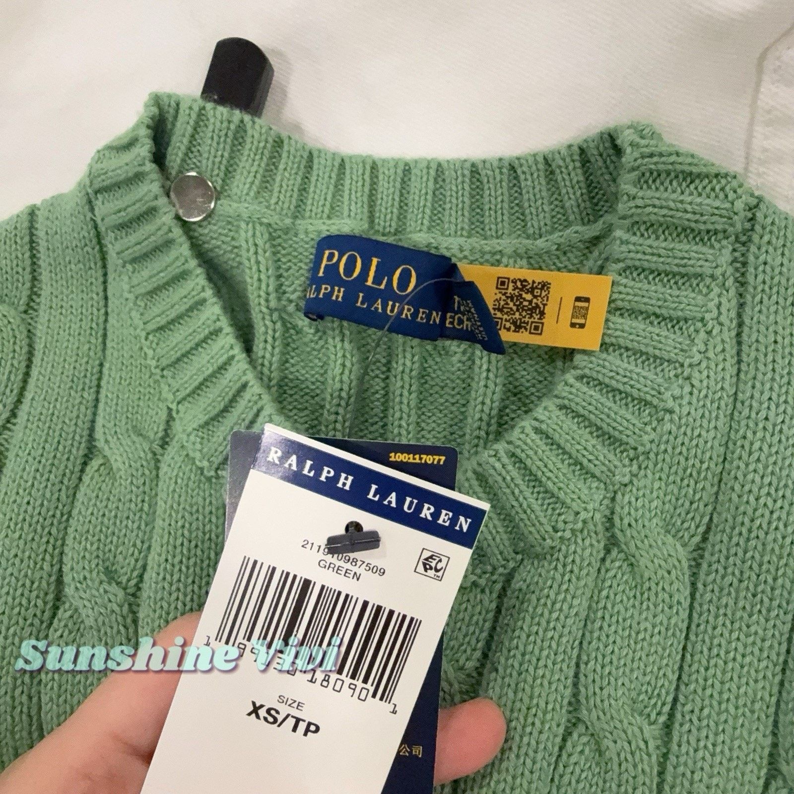 Polo Ralph Lauren NWT Polo Ralph Lauren Woman Cotton Short-Sleeve Sweater Size XS / US 0-2 / IT 36-38 - 4 Thumbnail