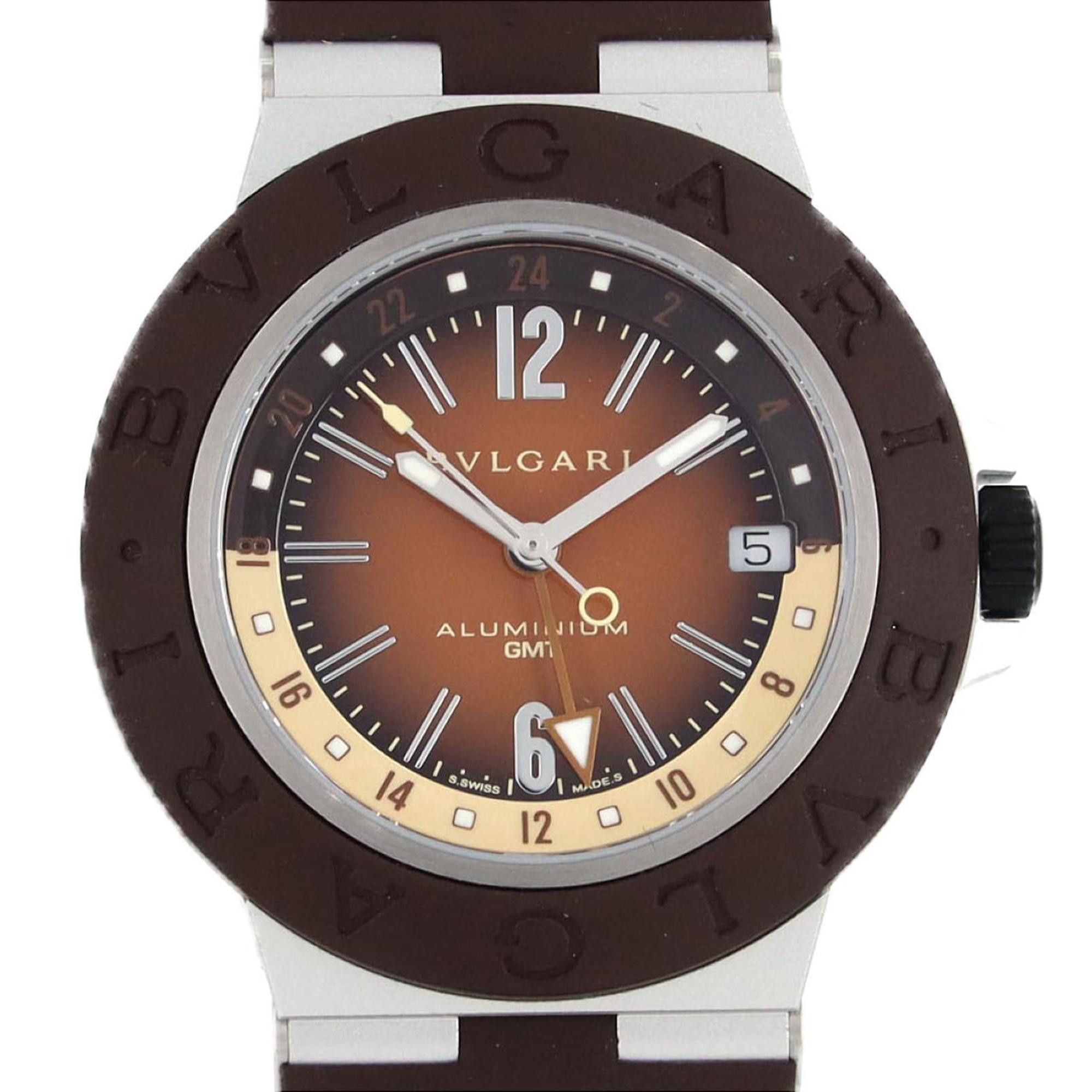 Bvlgari BVLGARI Aluminium GMT Fender LIMITED BB40ATGMT 104117 Wristwatch Automatic Size ONE SIZE - 1 Thumbnail