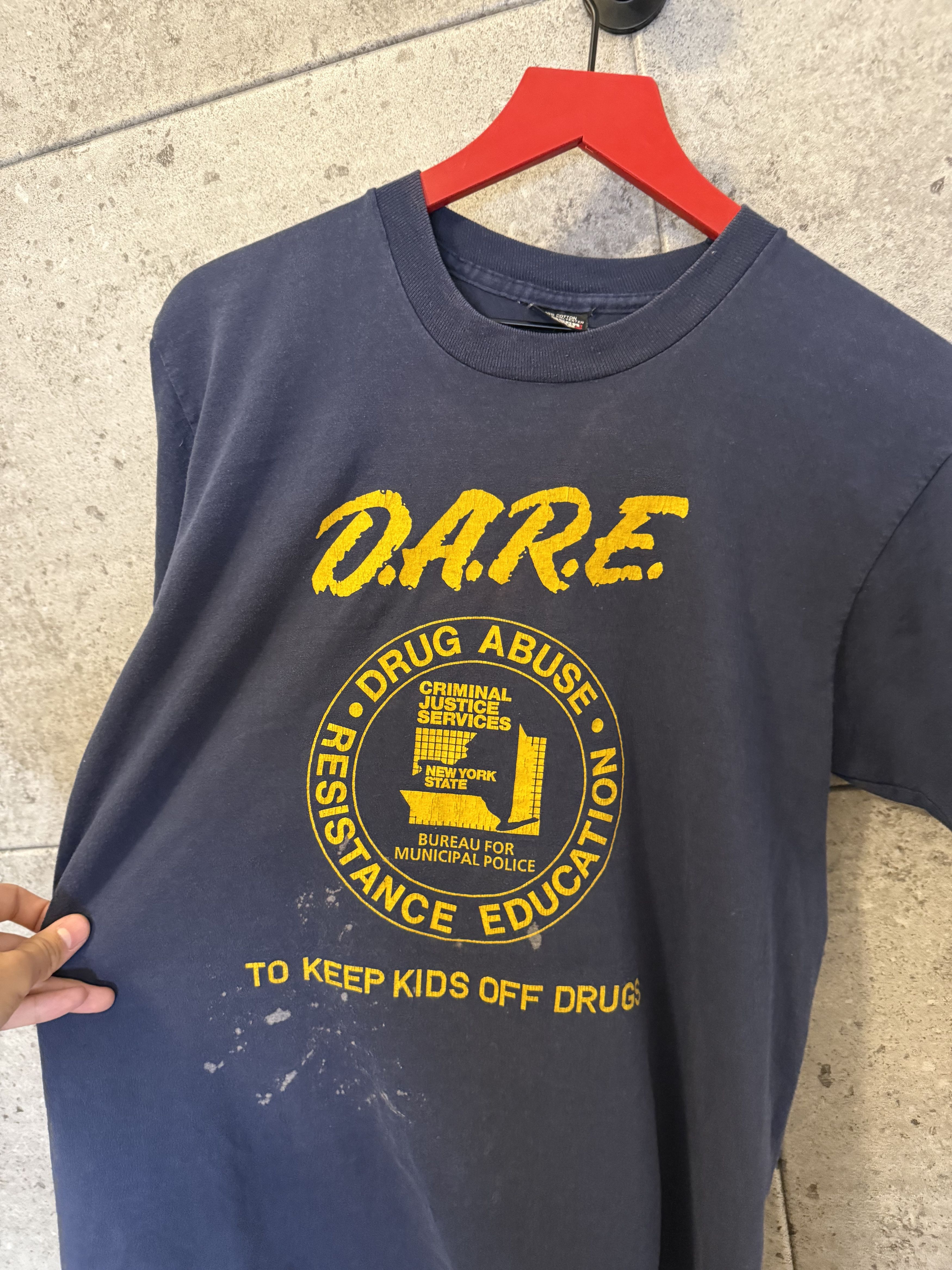 Vintage Vintage dare drugs rehab thrashed t shirt Size US L / EU 52-54 / 3 - 2 Thumbnail
