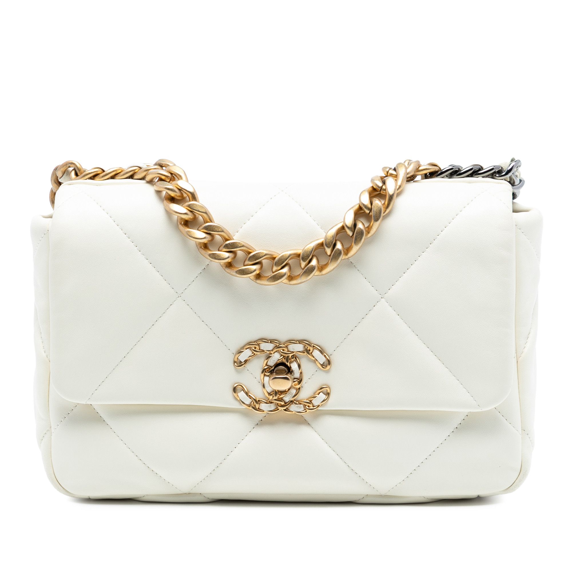 Chanel Chanel Medium Lambskin 19 Flap Size ONE SIZE - 1 Thumbnail