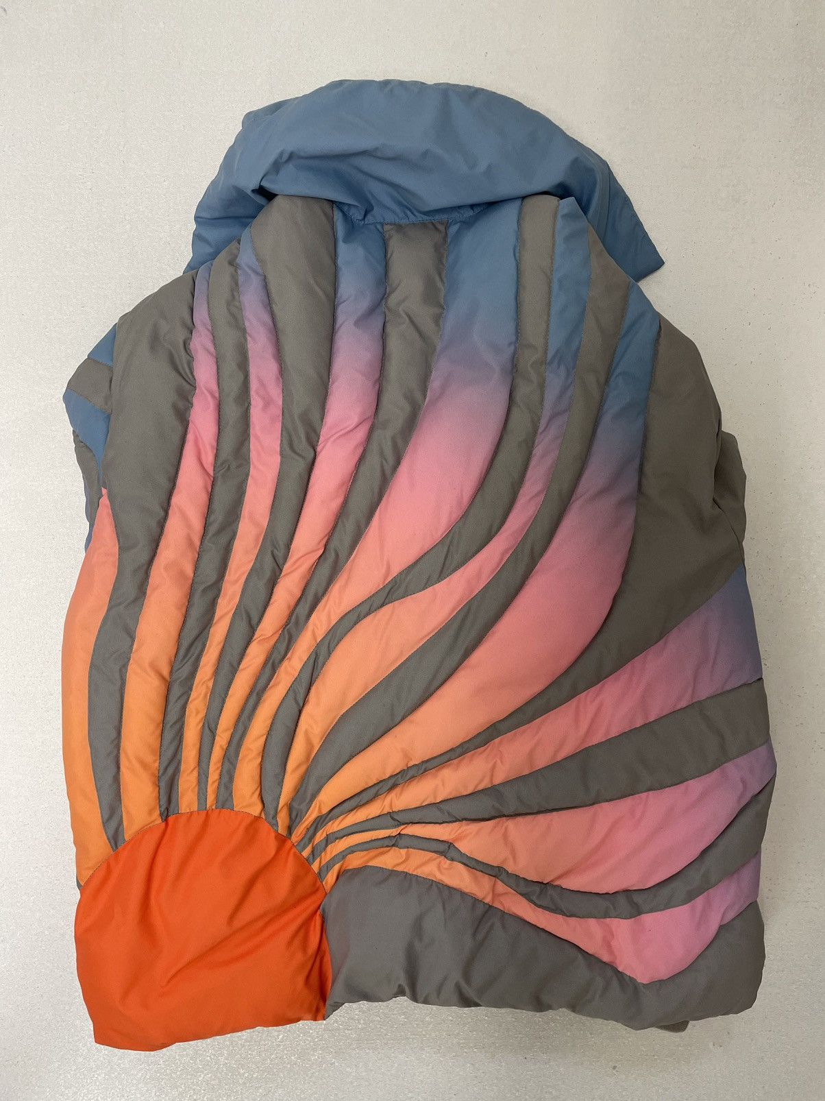 ERL Grey & Orange Sun / Sunset Jacket Size US M / EU 48-50 / 2 - 3 Thumbnail