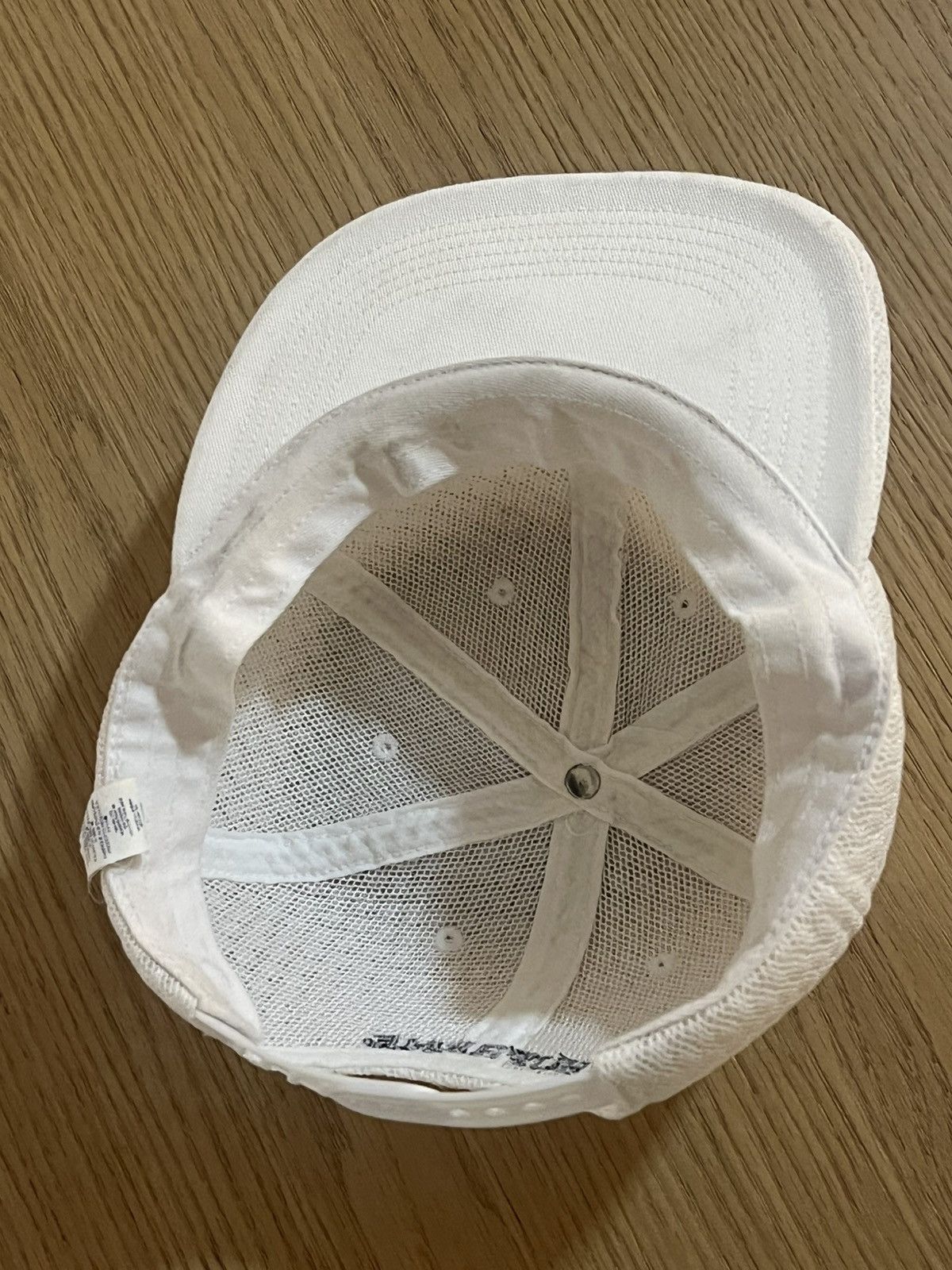 Supreme Supreme Classic logo Air Mesh 6 panel White Size ONE SIZE - 4 Thumbnail