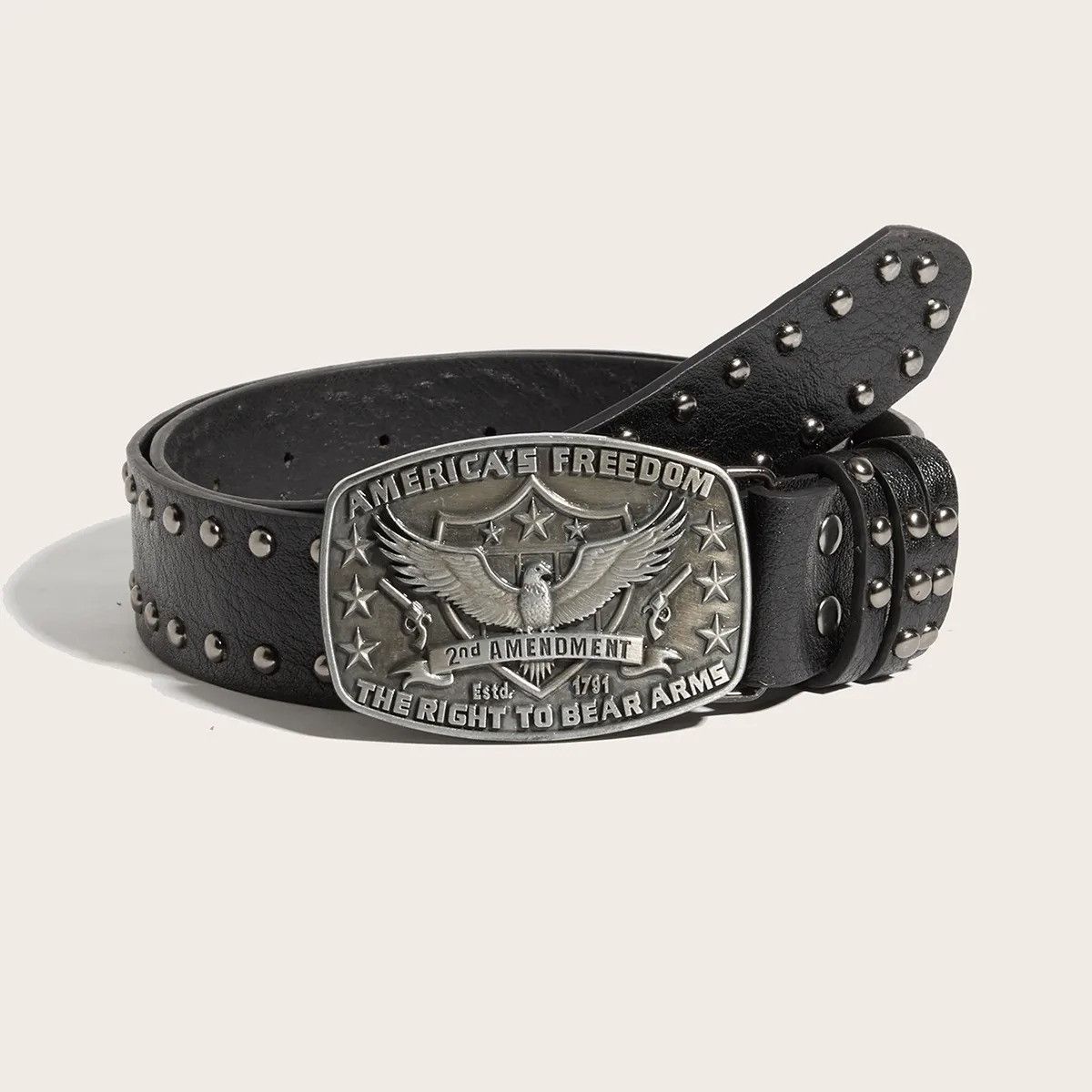 Vintage Urban Spike Detail Waist Belt Size ONE SIZE - 2 Thumbnail