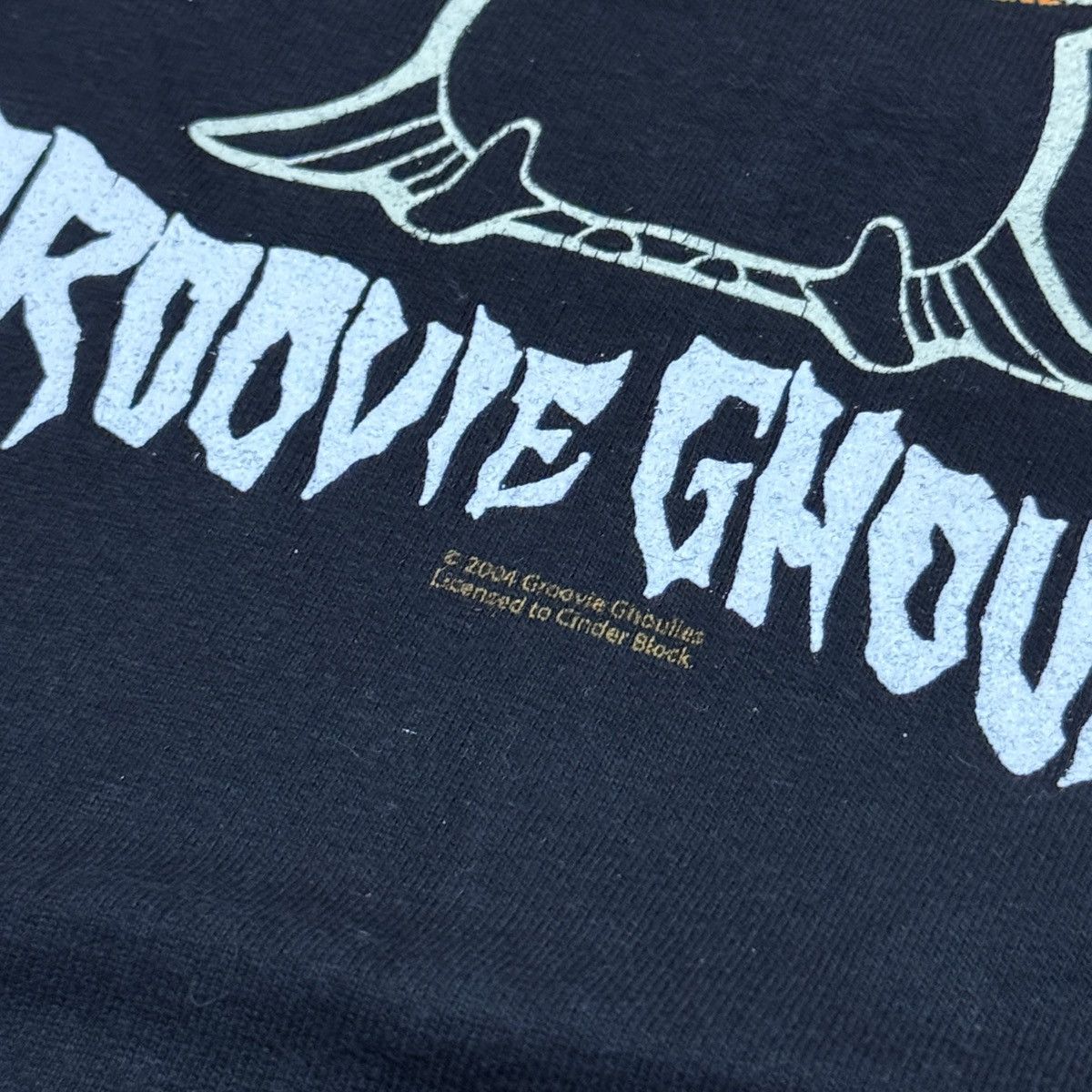 Band Tees × Vintage Groovie Ghoulies 2004 Cinderblock Tshirt Size US M / EU 48-50 / 2 - 3 Thumbnail