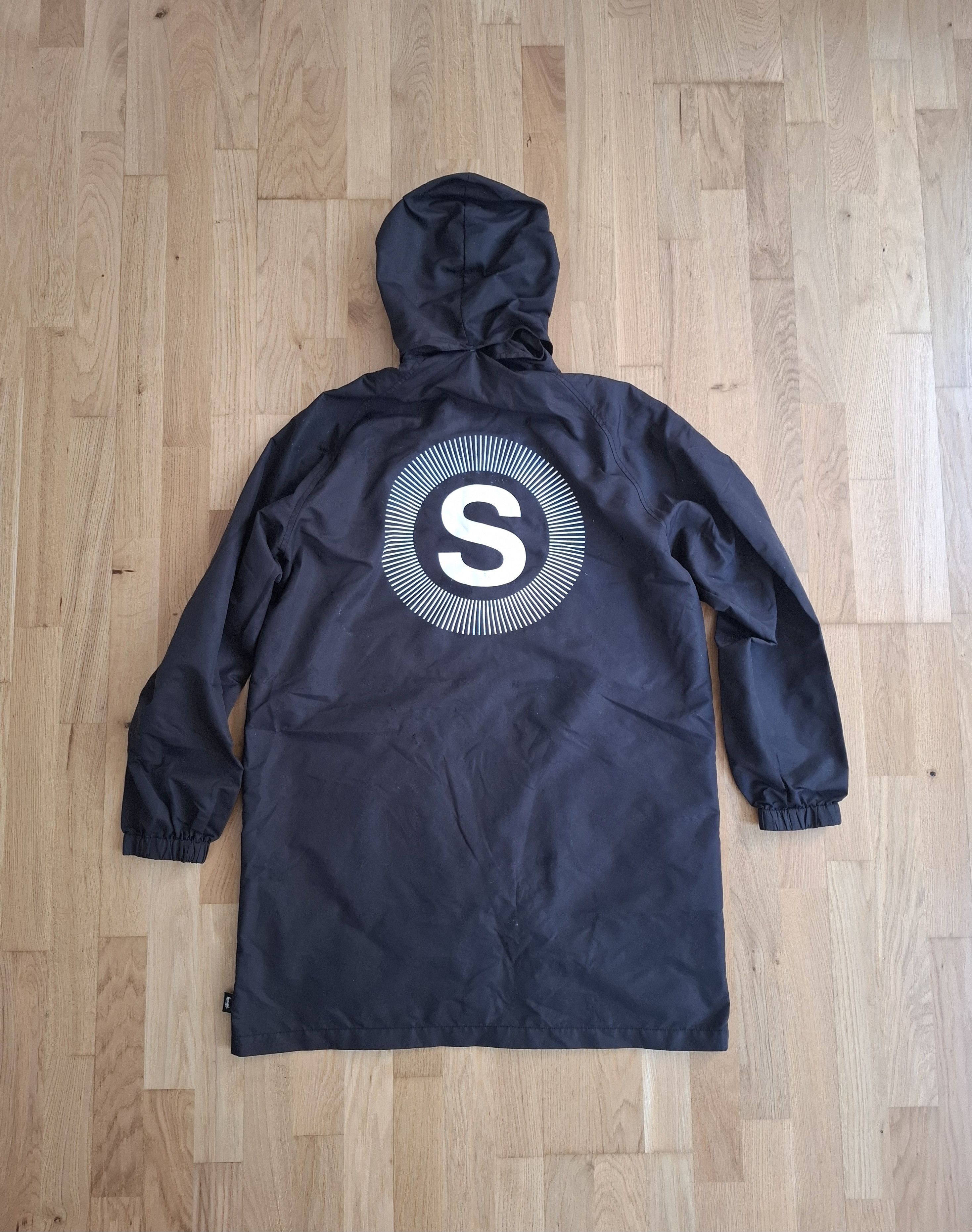 Stussy Back logo nylon raincoat Size US M / EU 48-50 / 2 - 2 Thumbnail