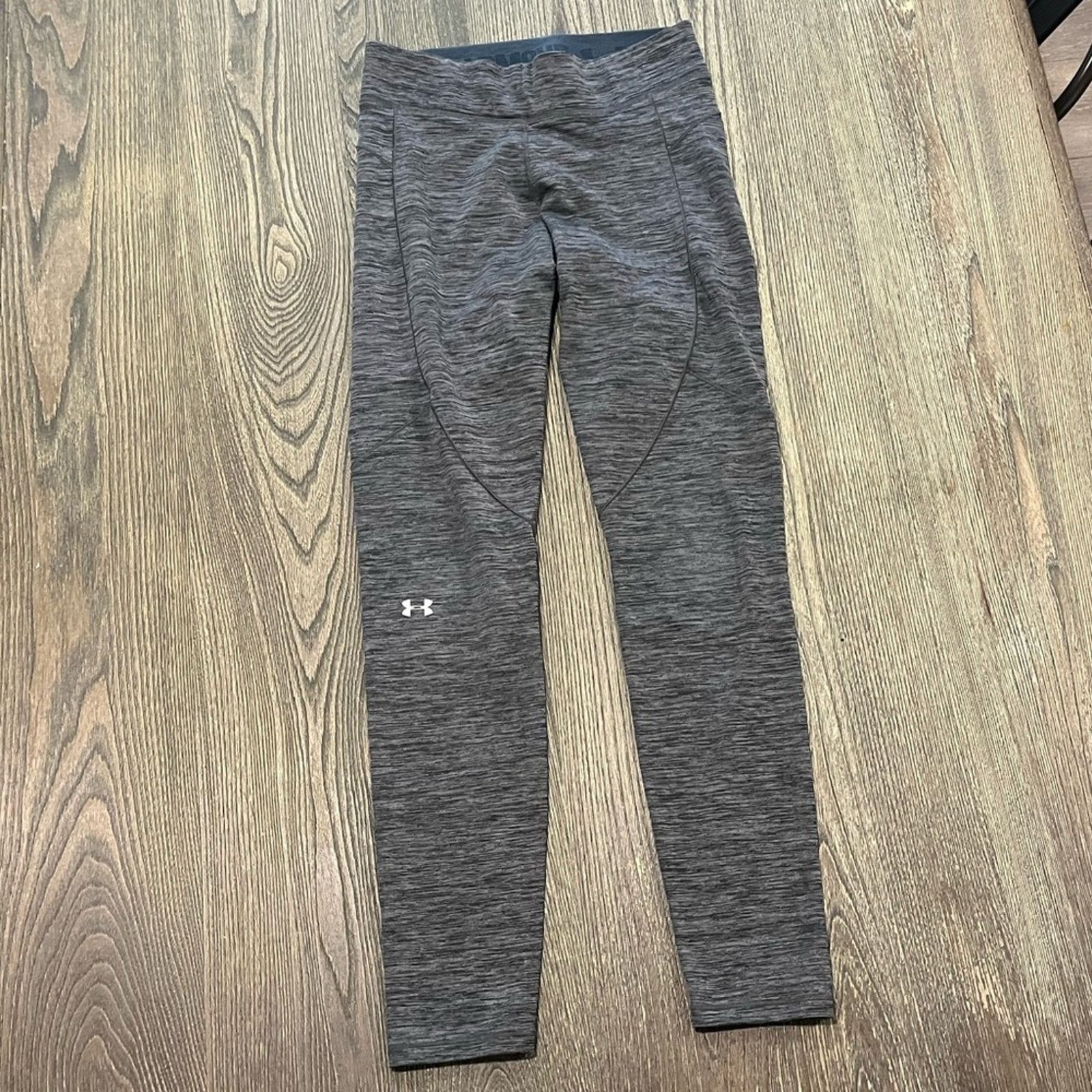 Under Armour Under Armour Leggings Straight Leg Stretch Heather Sz M Size 27" / US 4 / IT 40 - 1 Thumbnail