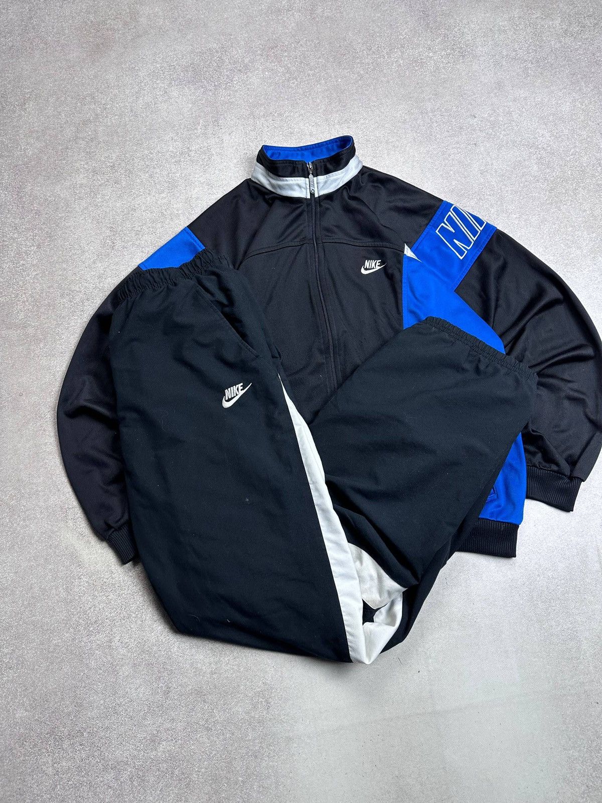Nike Vintage Nike TN Skepta Style Retro Drill BaggyTracksuit L Size US L / EU 52-54 / 3 - 2 Thumbnail