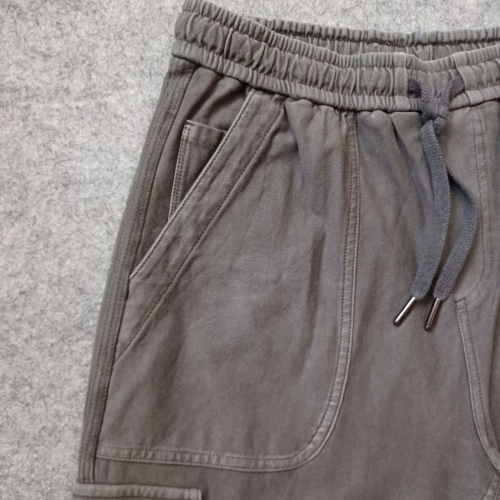 Athleta Athleta Farallon Cargo Crop Pants Womens 6 Olive Green Drawstring Pockets Cropped Activewear Size 28" / US 6 / IT 42 - 6 Thumbnail