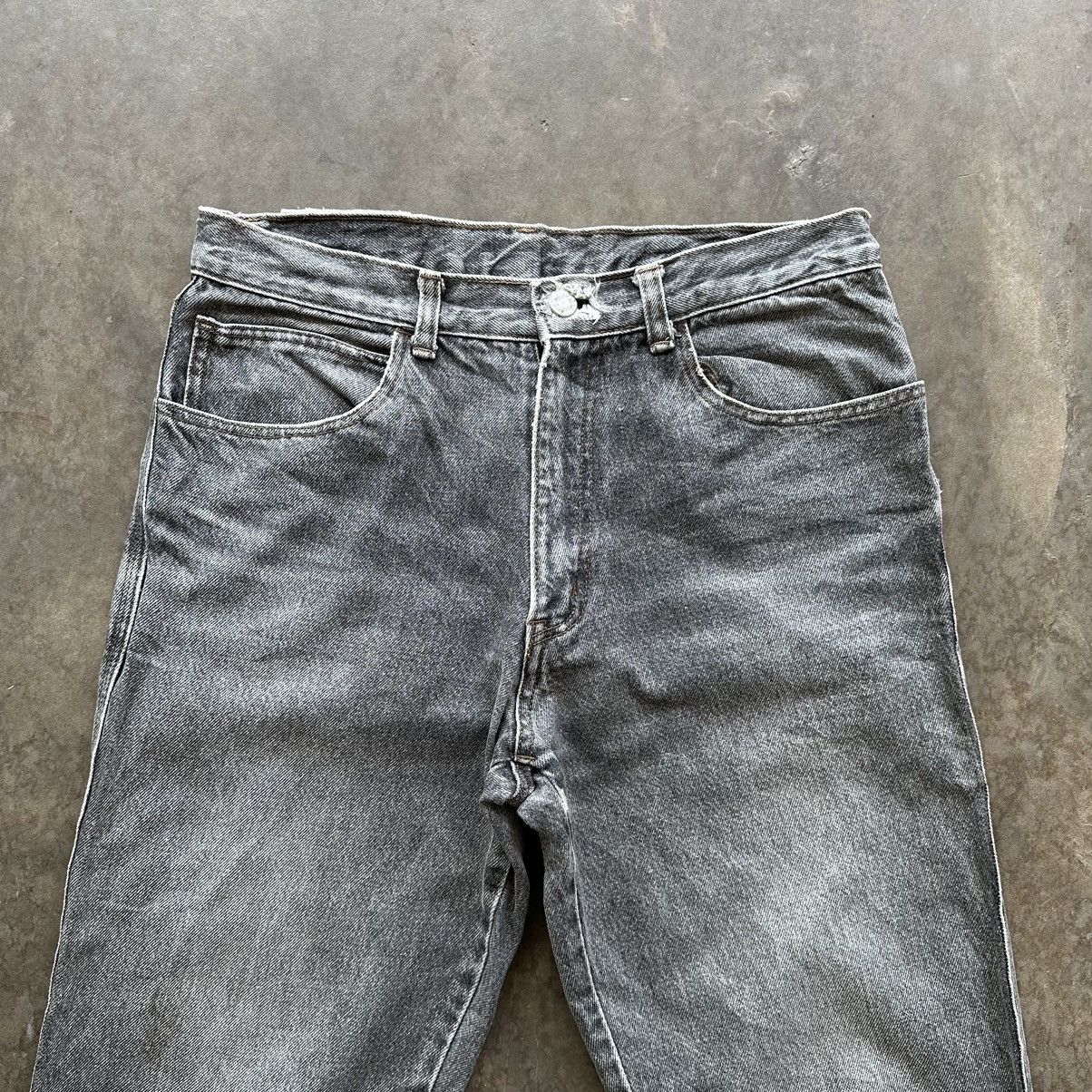 Japanese Brand × Jean × Vintage Vintage Japanese Black Faded Distressed Denim Jean Pant W31 Size US 31 - 3 Thumbnail